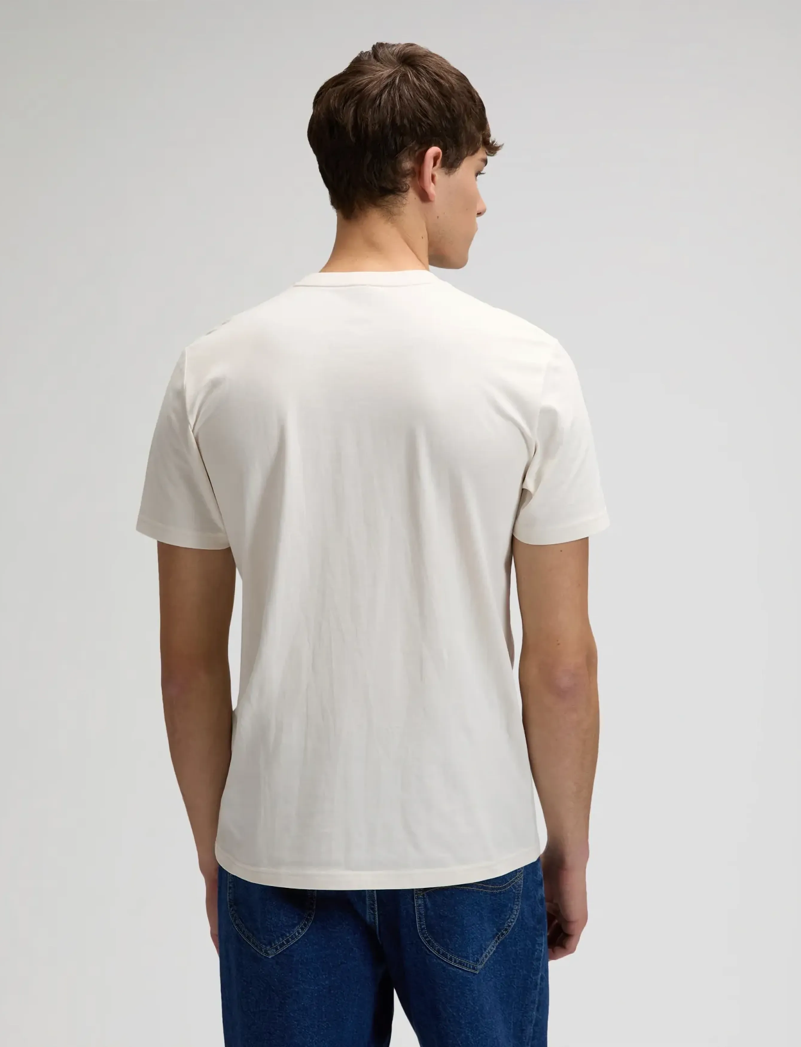 Lee Jeans - MEDIUM WOBBLY LEE TEE - de laveste prisene - natural - 2