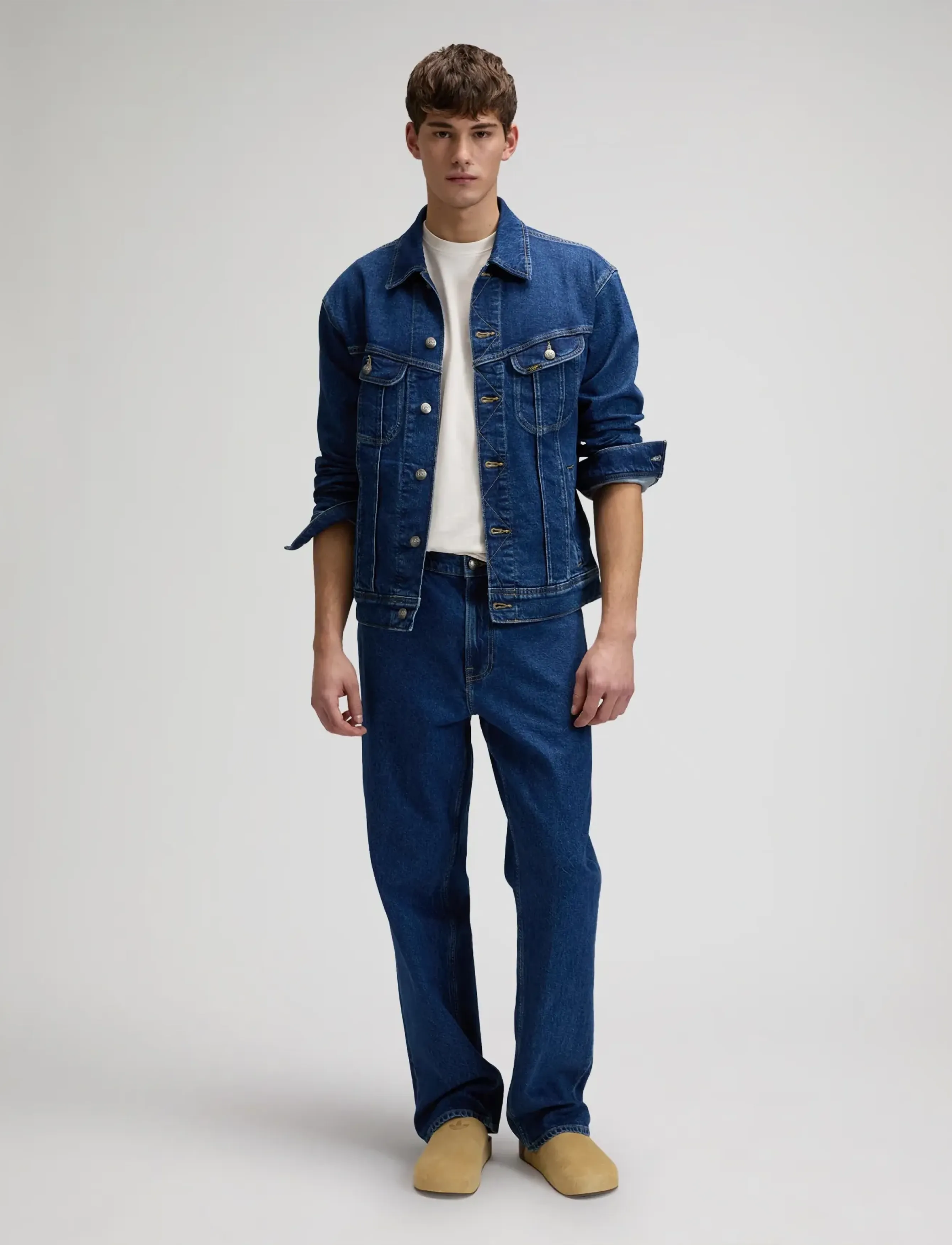 Lee Jeans - MEDIUM WOBBLY LEE TEE - de laveste prisene - natural - 3