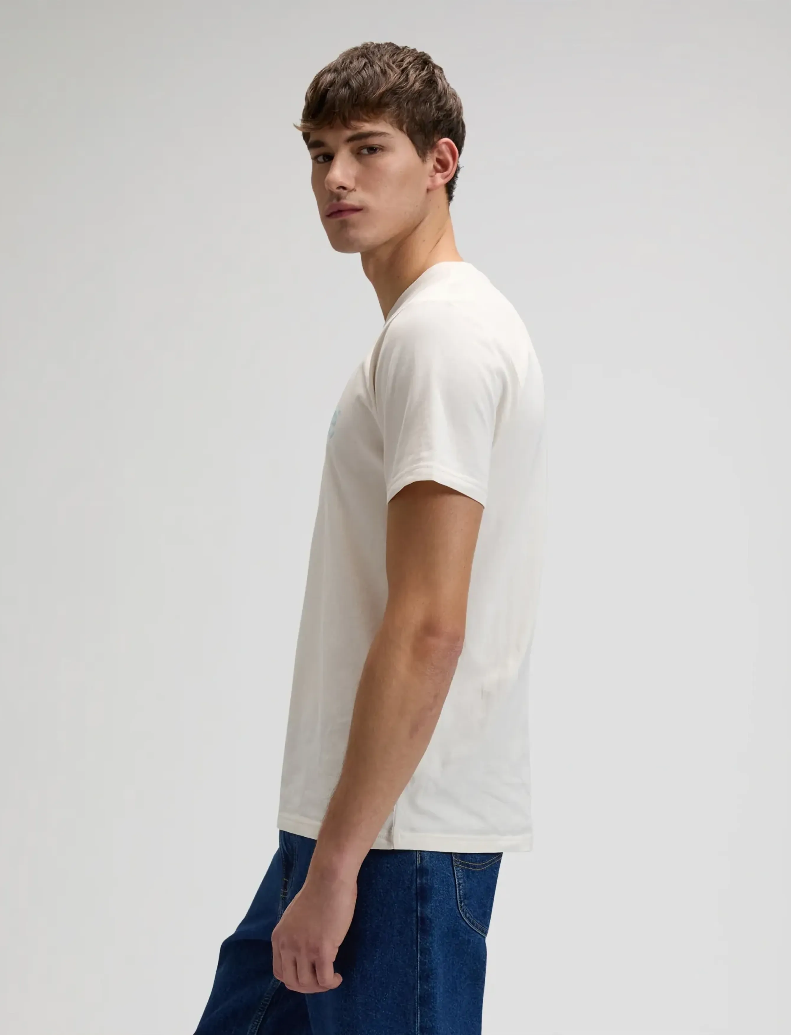 Lee Jeans - MEDIUM WOBBLY LEE TEE - de laveste prisene - natural - 4