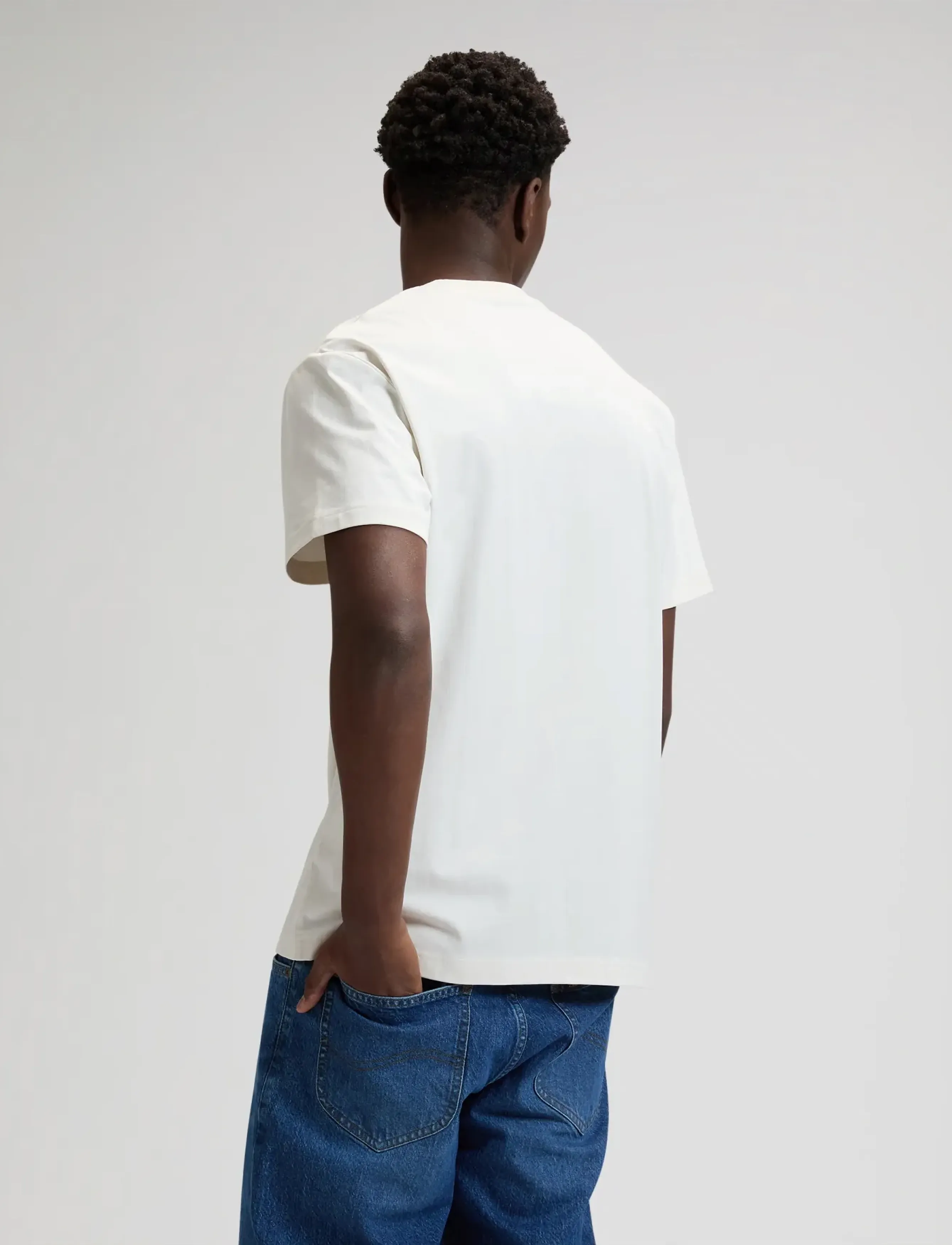 Lee Jeans - SS SMALL LOGO TEE - laveste priser - natural - 2