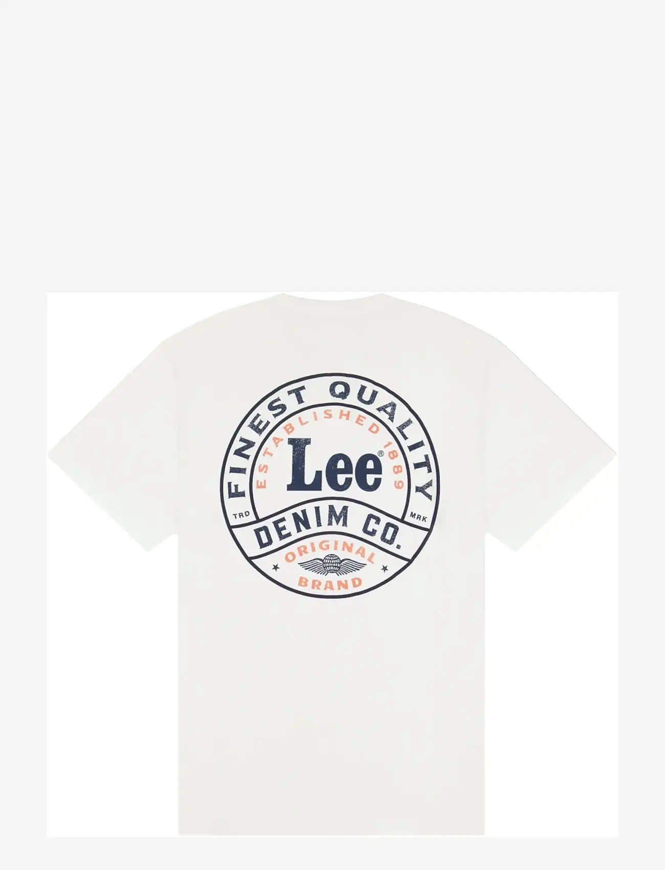 Lee Jeans - STAMP LEE TEE - kortærmede t-shirts - bright white - 2
