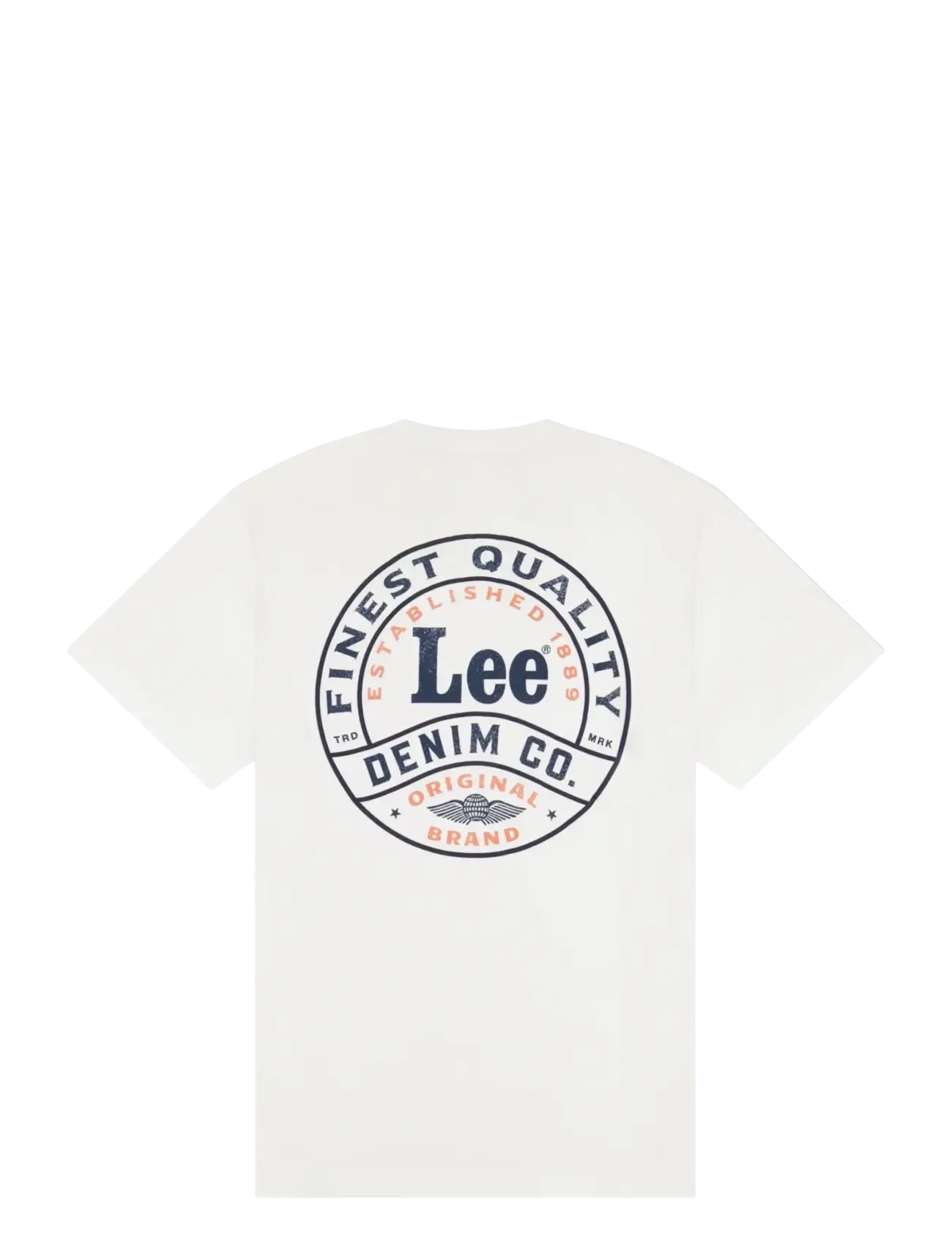 Lee Jeans - STAMP LEE TEE - kortärmade t-shirts - bright white - 2