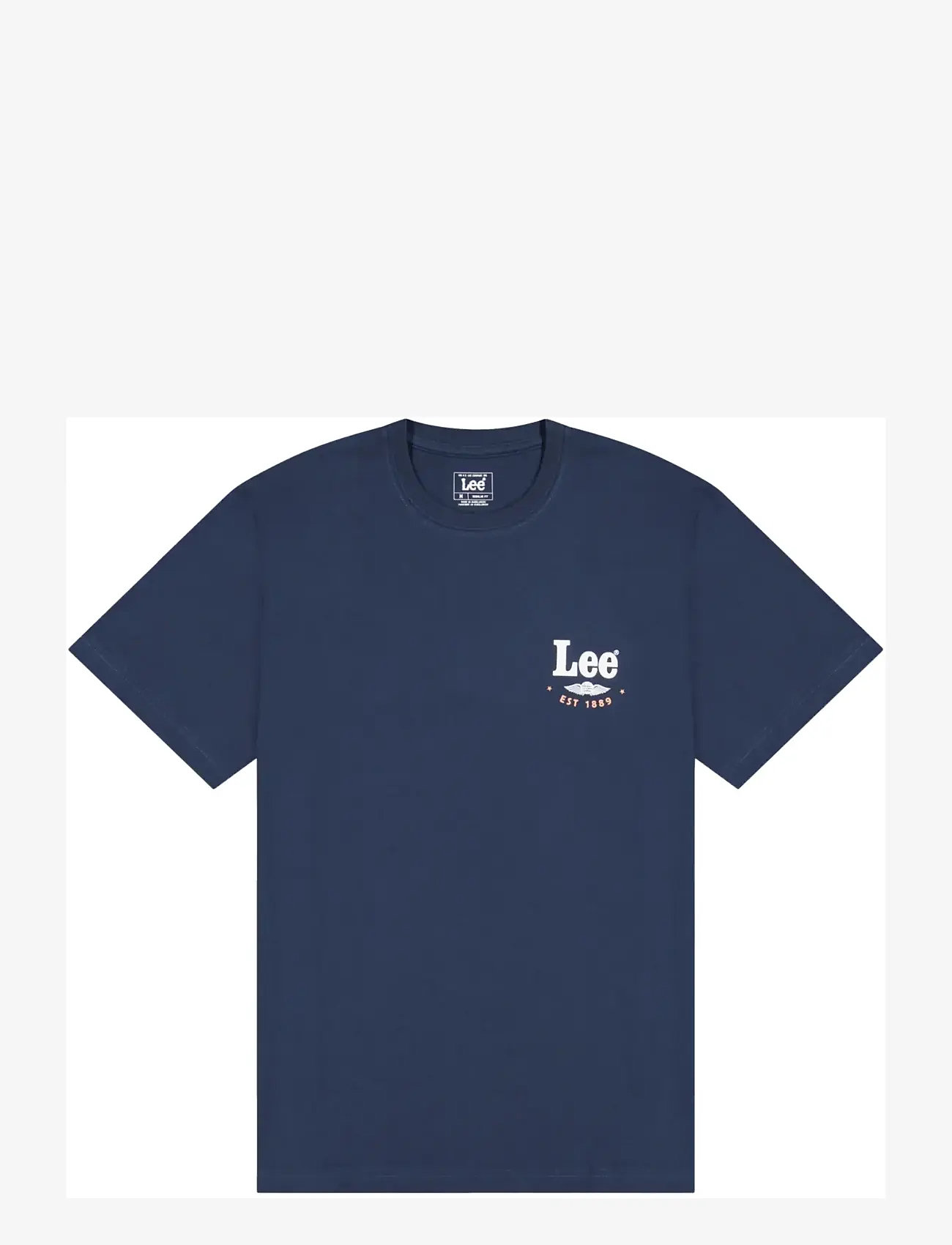 Lee Jeans - STAMP LEE TEE - kortærmede t-shirts - rivet navy - 1