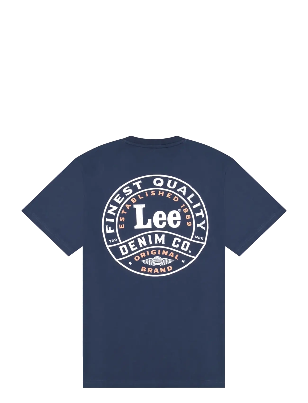 Lee Jeans - STAMP LEE TEE - short-sleeved t-shirts - rivet navy - 2