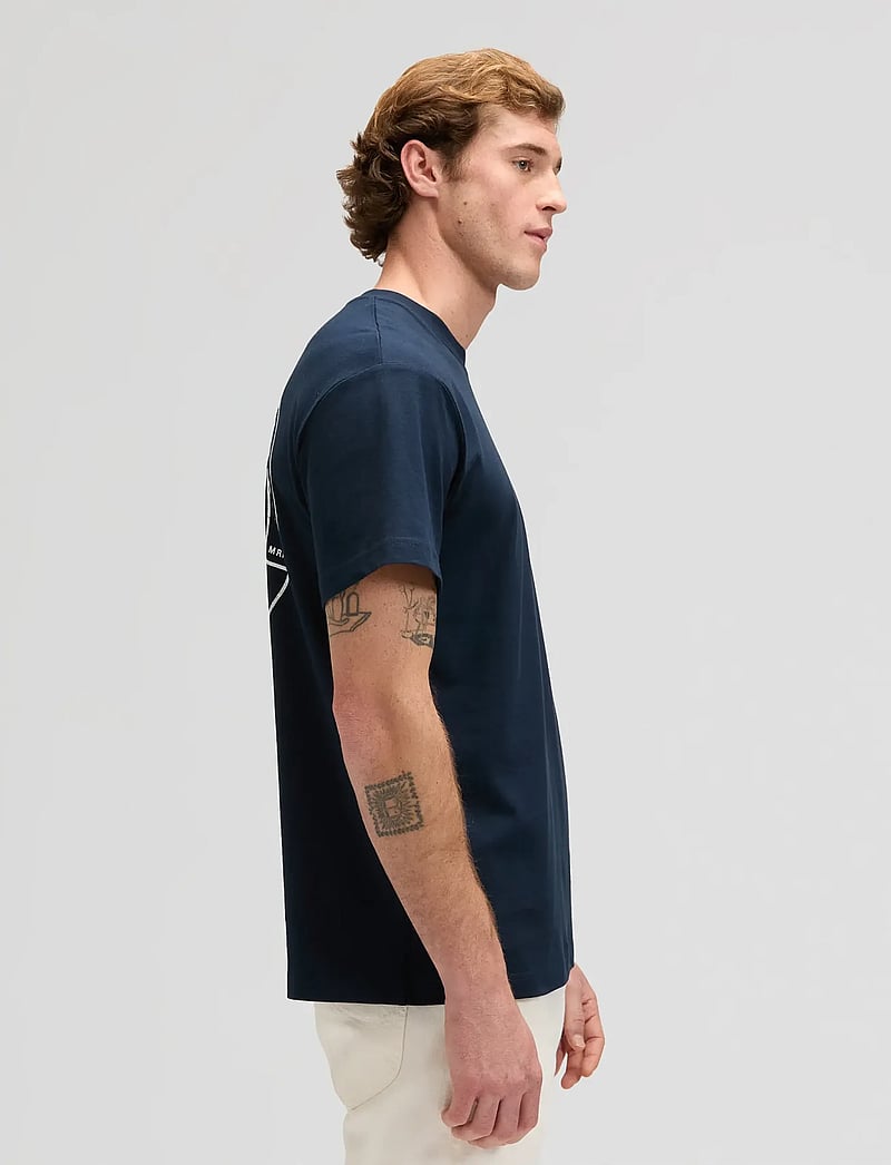 Lee Jeans - STAMP LEE TEE - kurzärmelig - rivet navy - 5