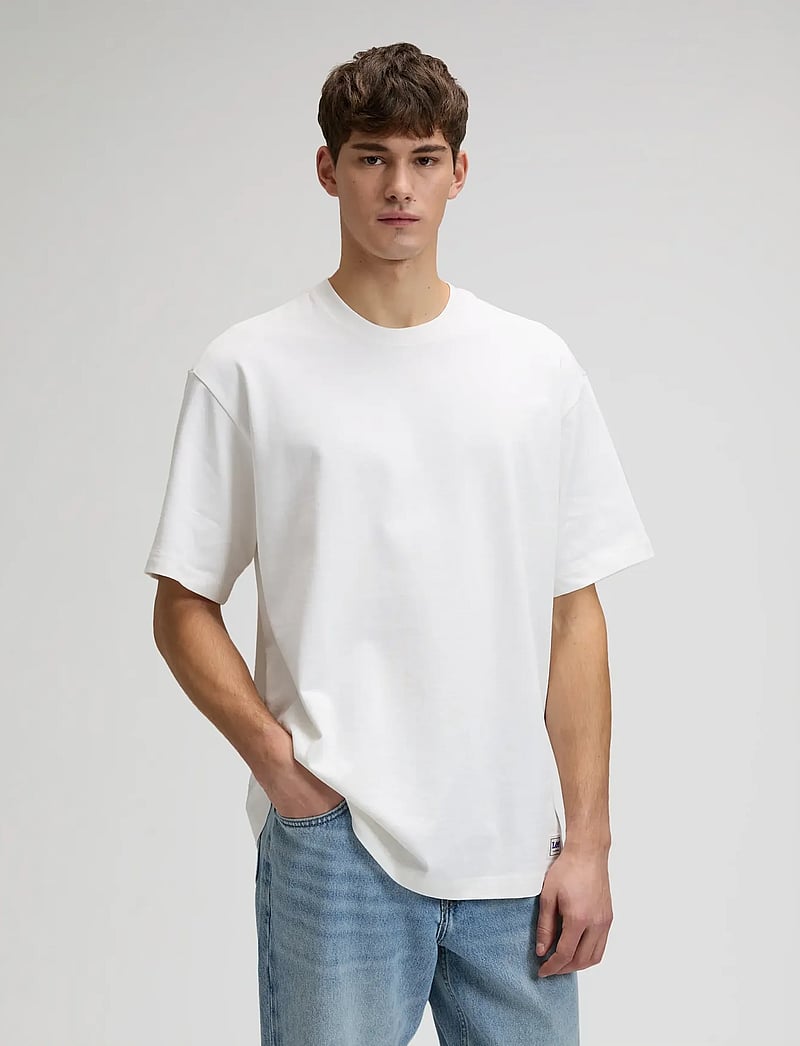 Lee Jeans - WORKWEAR BOXY TEE - kurzärmelig - bright white - 0