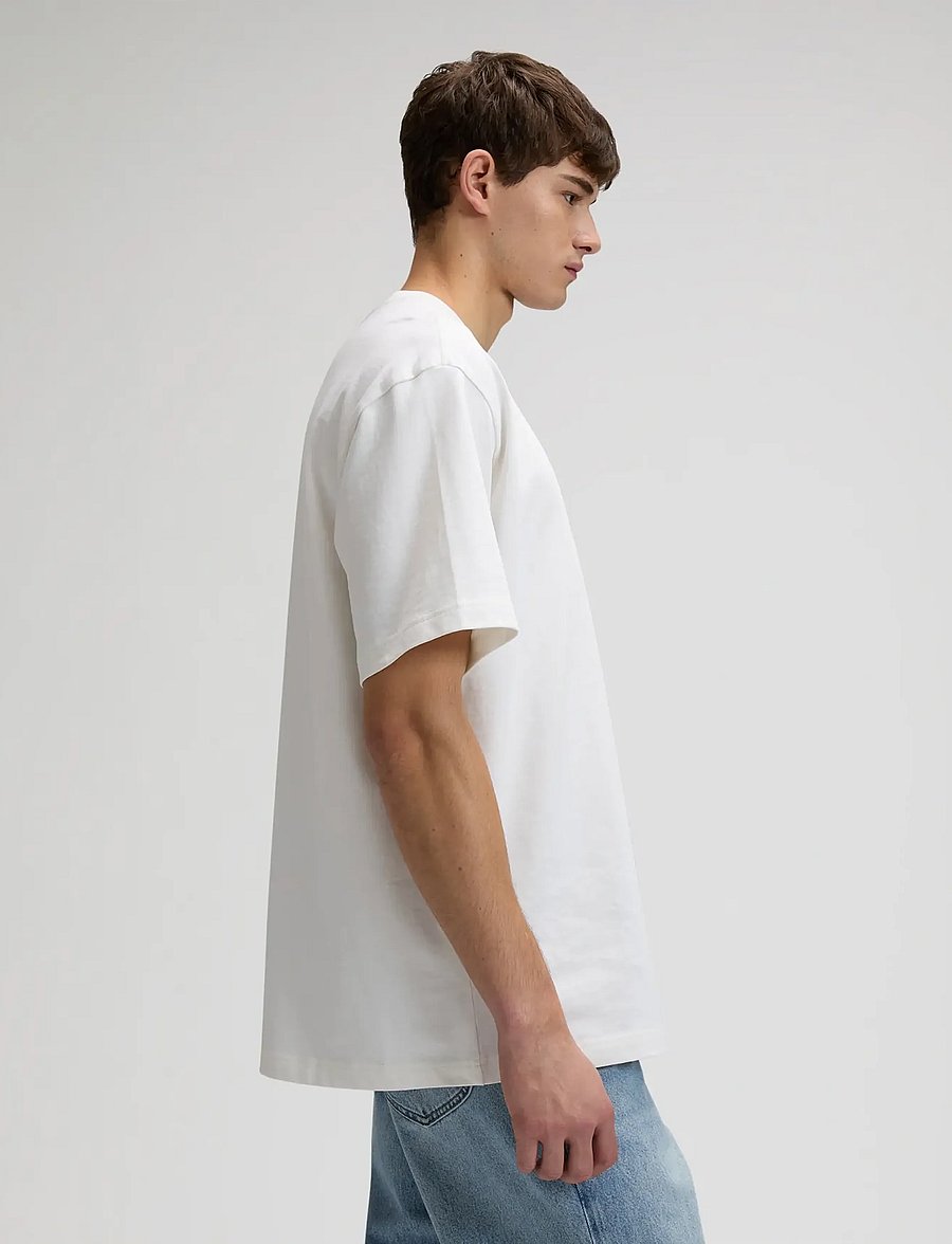 Lee Jeans - WORKWEAR BOXY TEE - kurzärmelig - bright white - 4
