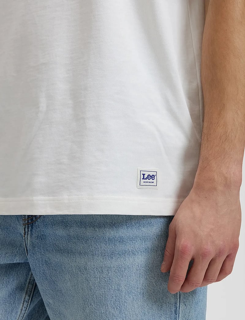 Lee Jeans - WORKWEAR BOXY TEE - kurzärmelig - bright white - 5