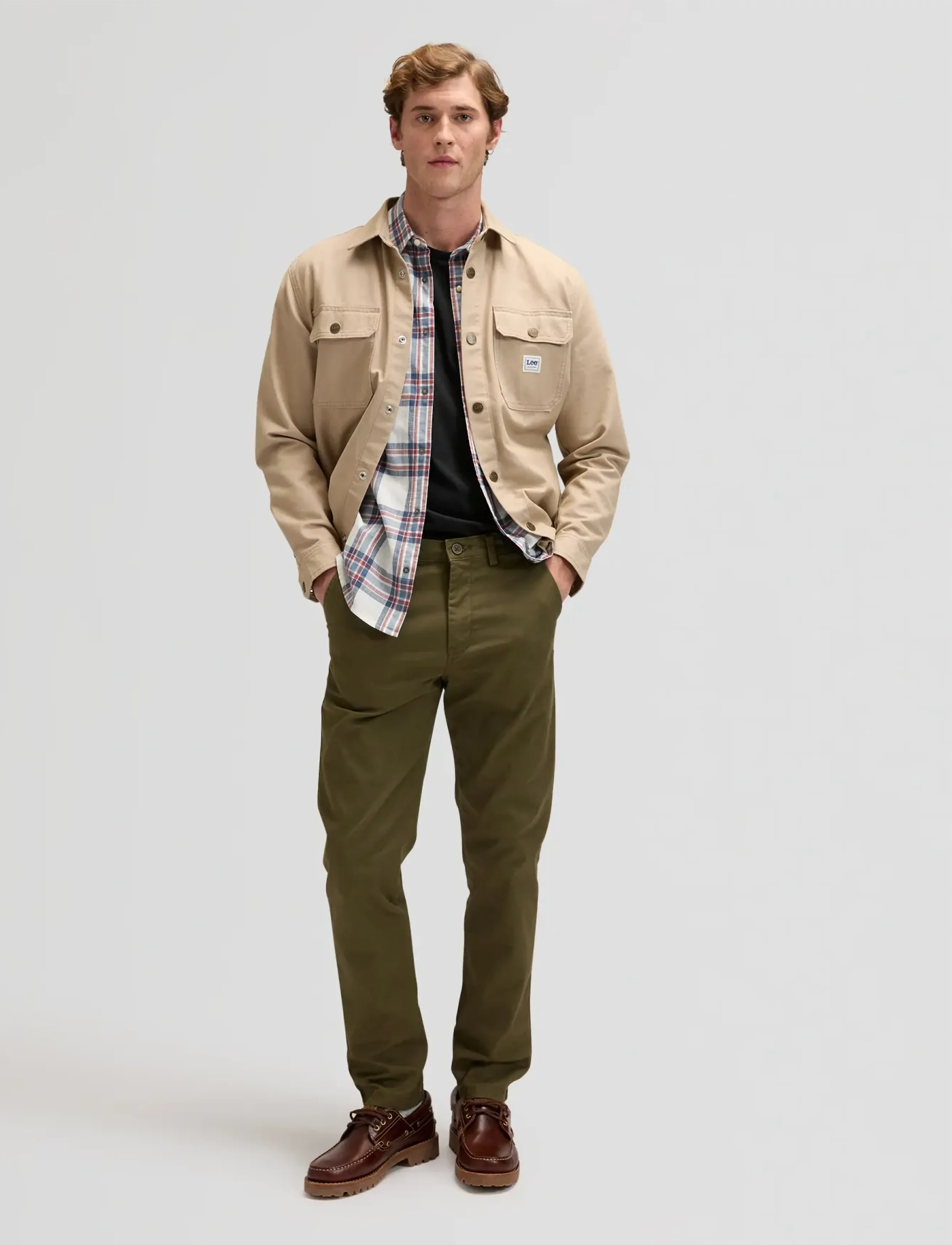 Lee Jeans - SS WESTERN SHIRT - kortærmede skjorter - academy blue plaid - 3