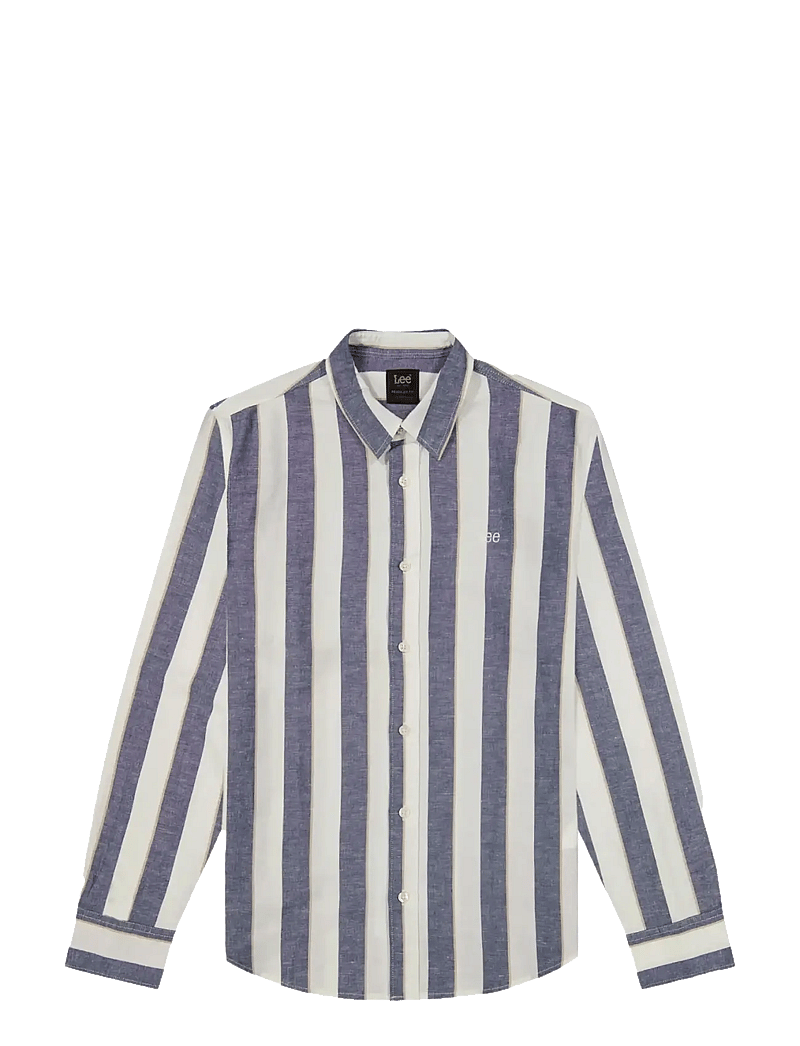 Lee Jeans - LEE SHIRT - stribede skjorter - academy blue stripe - 1