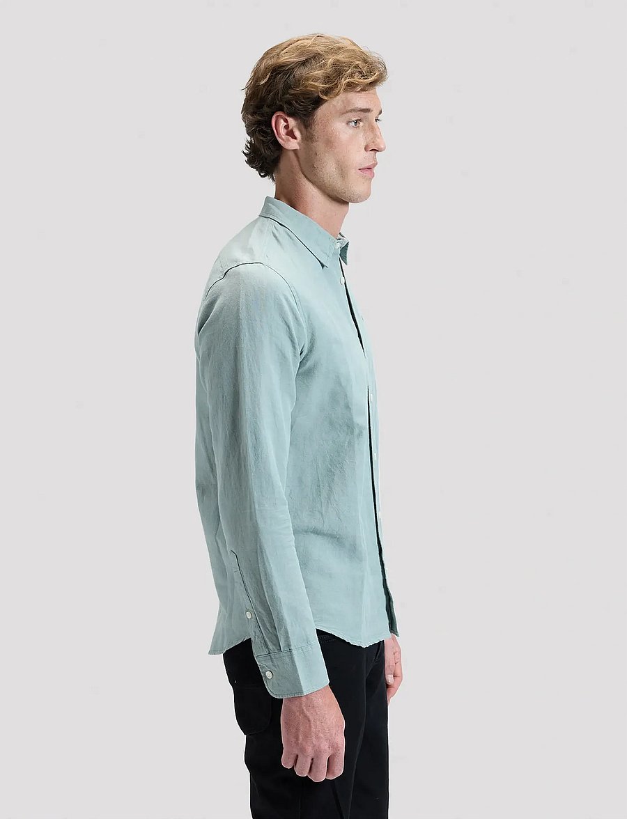 Lee Jeans - LEE SHIRT - hørskjorter - desert sage - 4