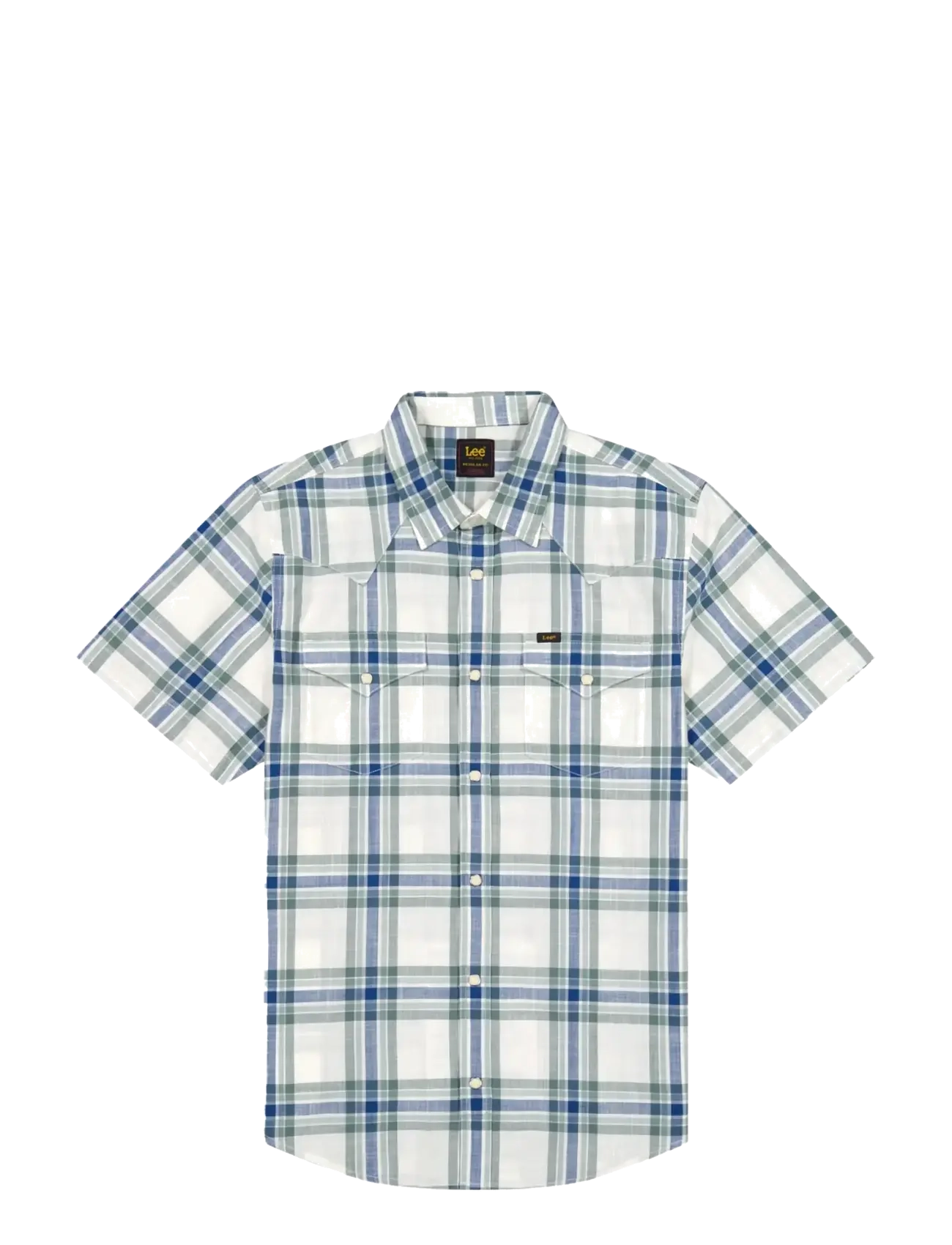 Lee Jeans SS WESTERN SHIRT - Nyheter - DESERT SAGE PLAID / multi