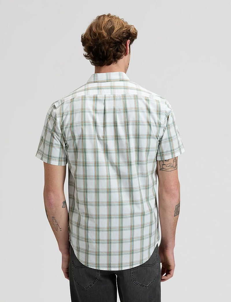 Lee Jeans - LEE BUTTON DOWN SS - ruudulised särgid - desert sage safari plaid - 2