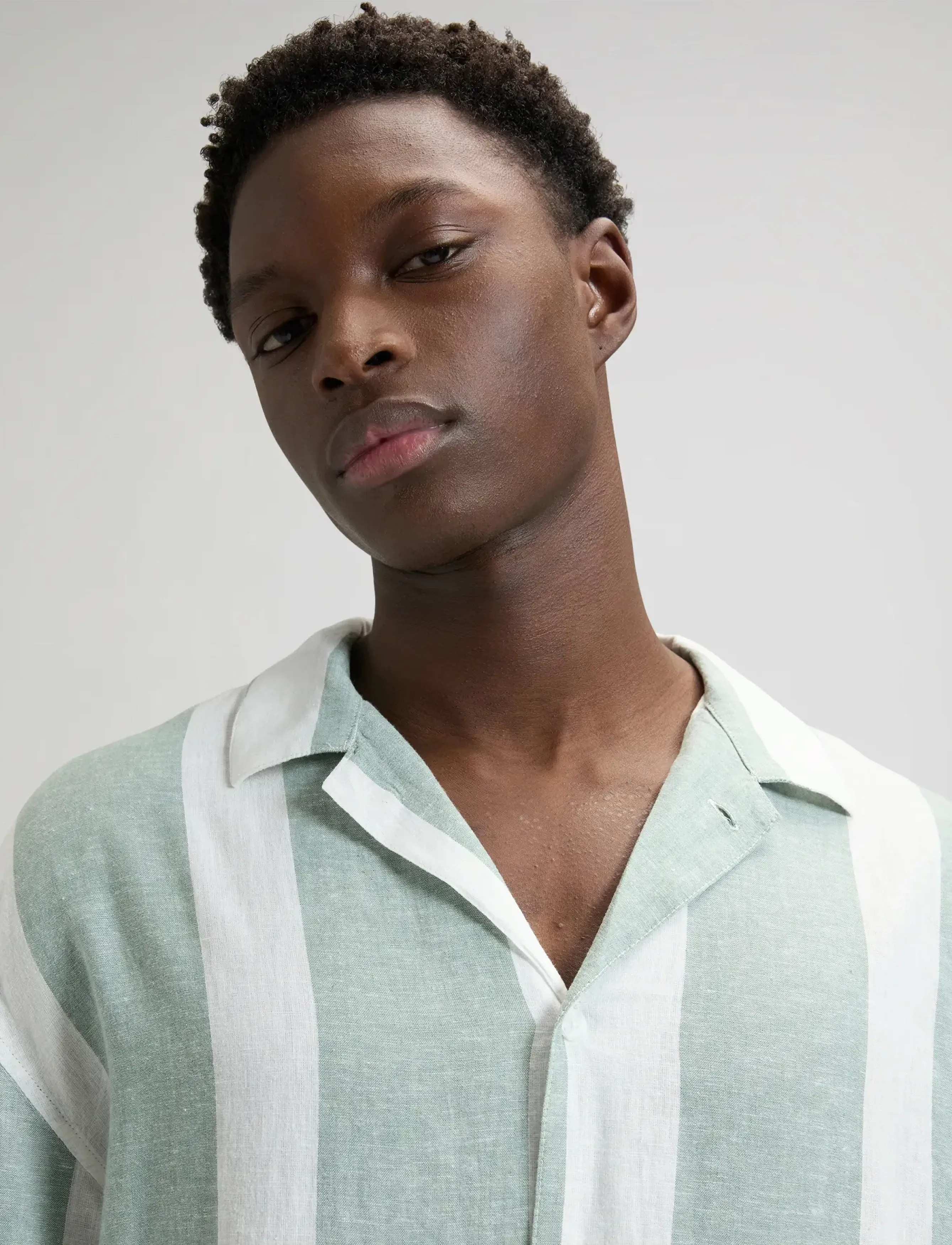 Lee Jeans - RLX RESORT SHIRT - hørskjorter - desert sage stripe - 5