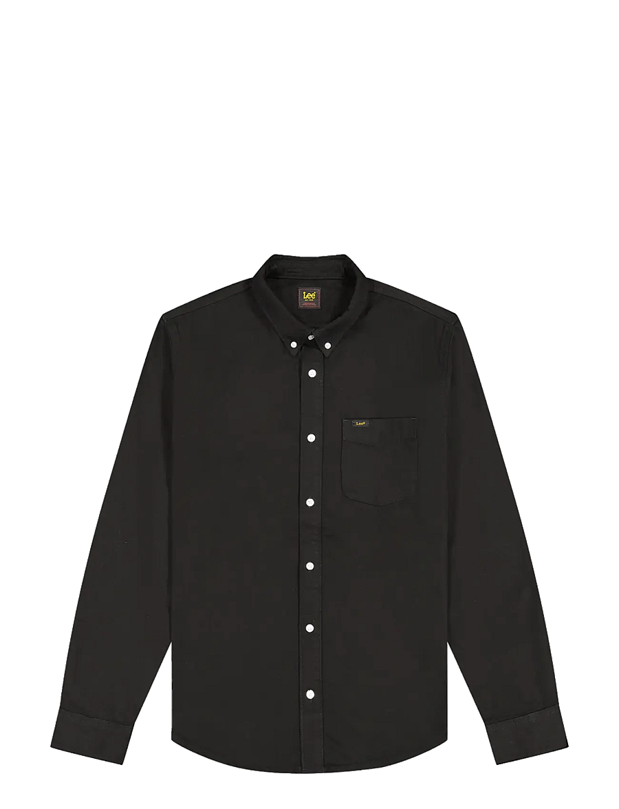 Lee Jeans - LEE BUTTON DOWN - jeansskjortor - black - 1