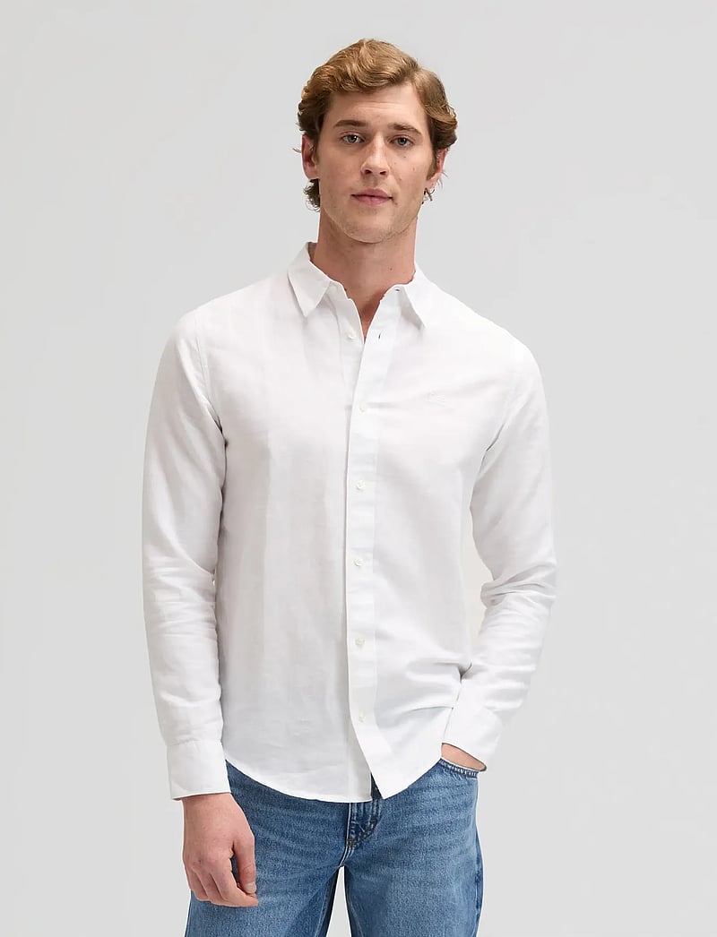 Lee Jeans - LEE SHIRT - casual hemden - bright white - 0