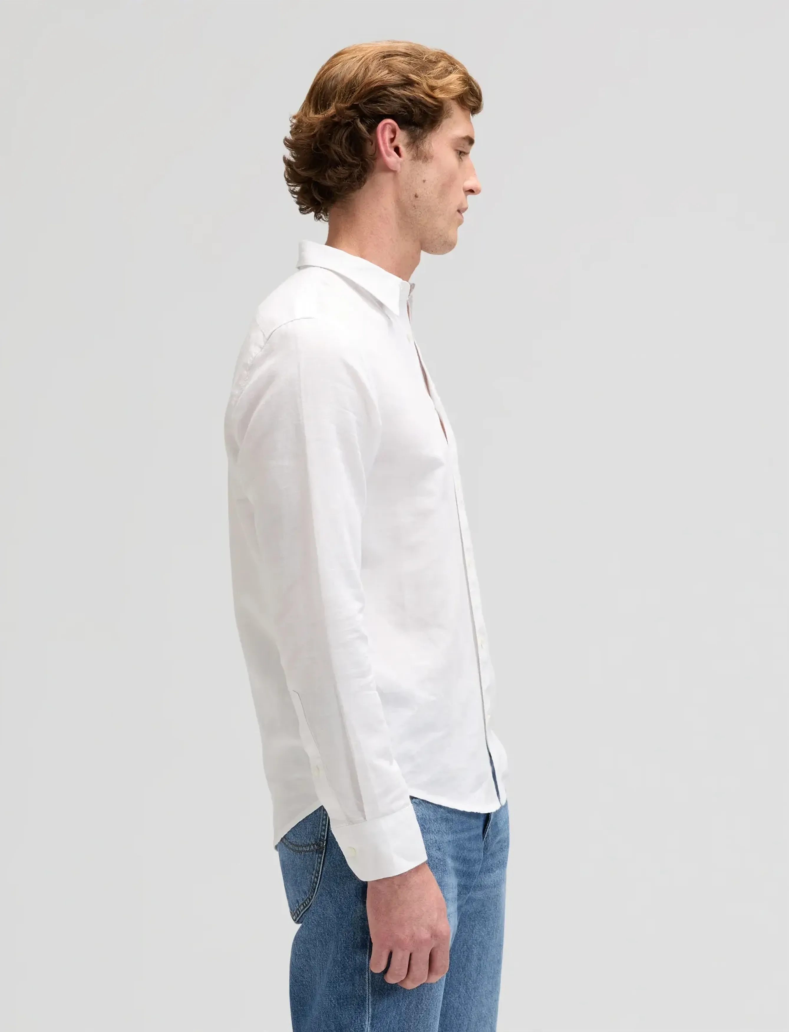 Lee Jeans - LEE SHIRT - vabaajasärgid - bright white - 4