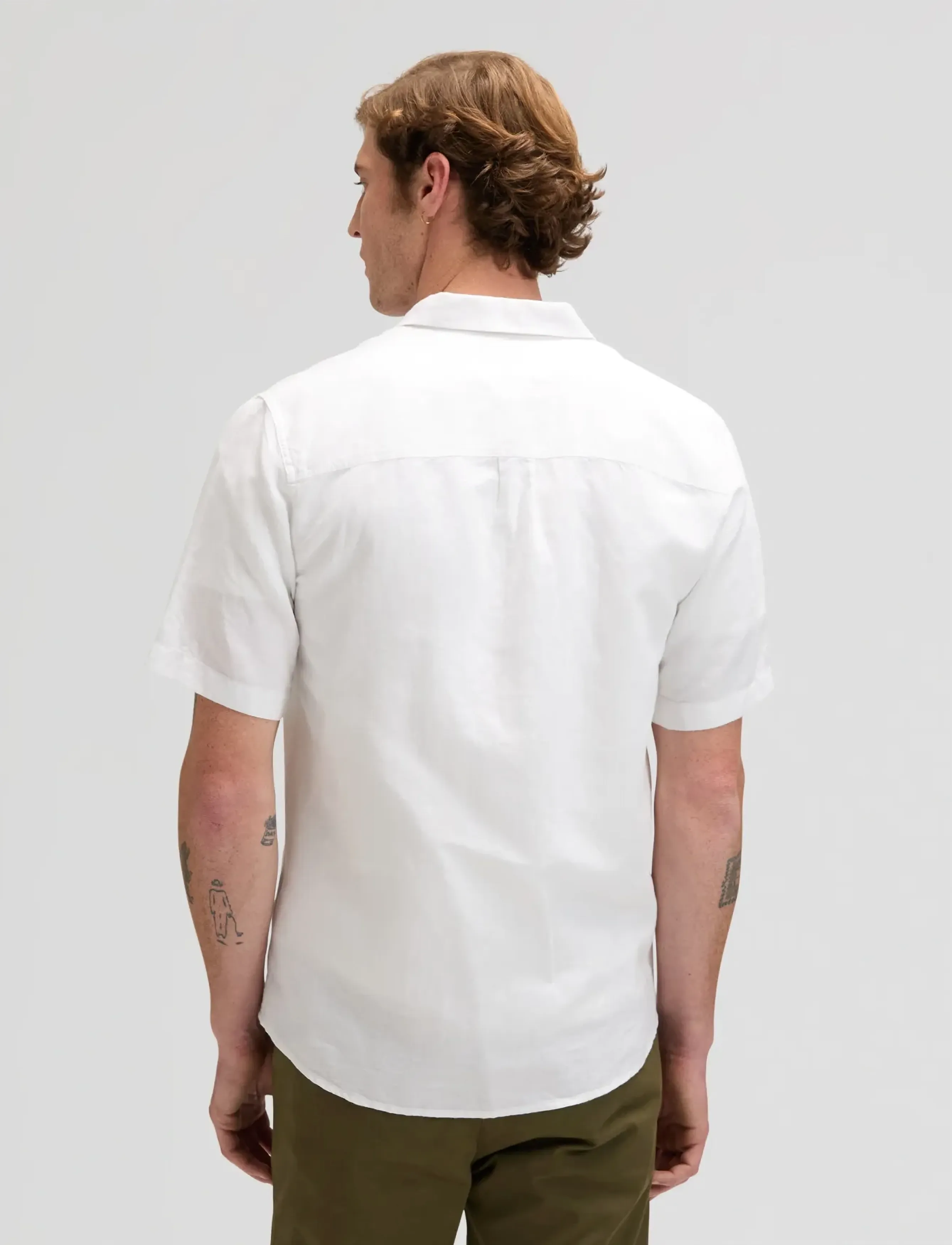 Lee Jeans - SS LEE SHIRT - kortærmede skjorter - bright white - 2