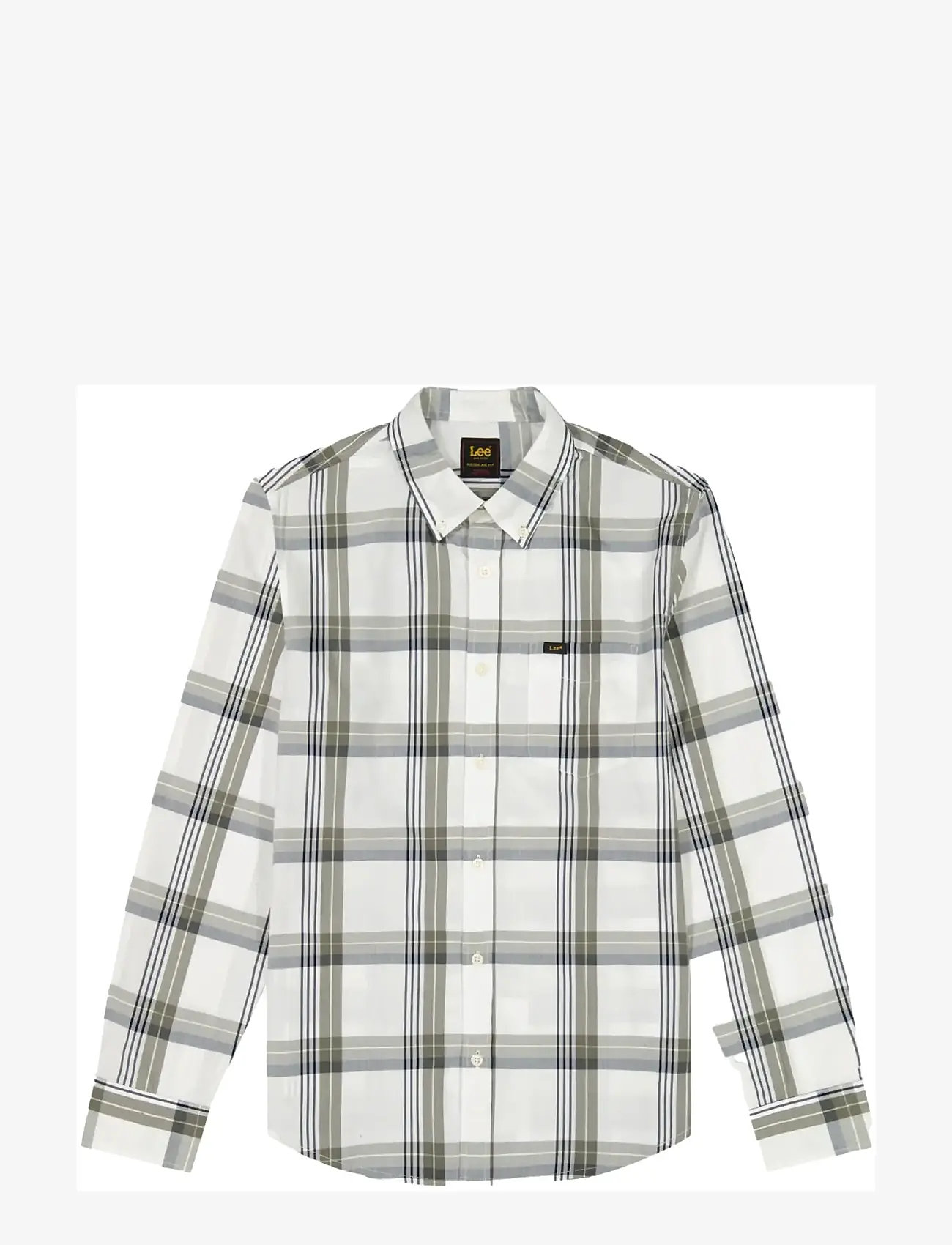 Lee Jeans - LEE BUTTON DOWN - ruudulised särgid - lichen navy plaid - 1