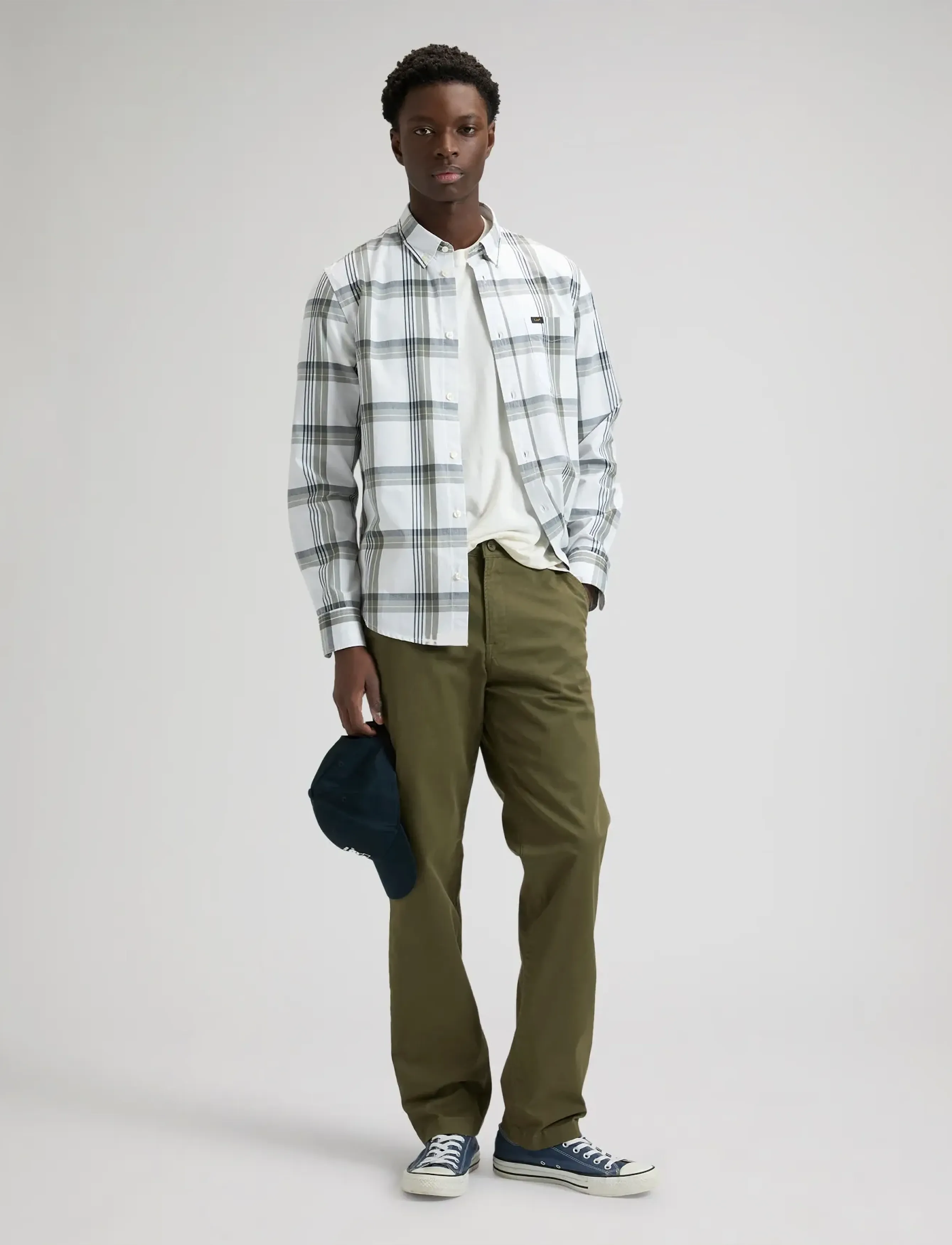 Lee Jeans - LEE BUTTON DOWN - koszule casual - lichen navy plaid - 3