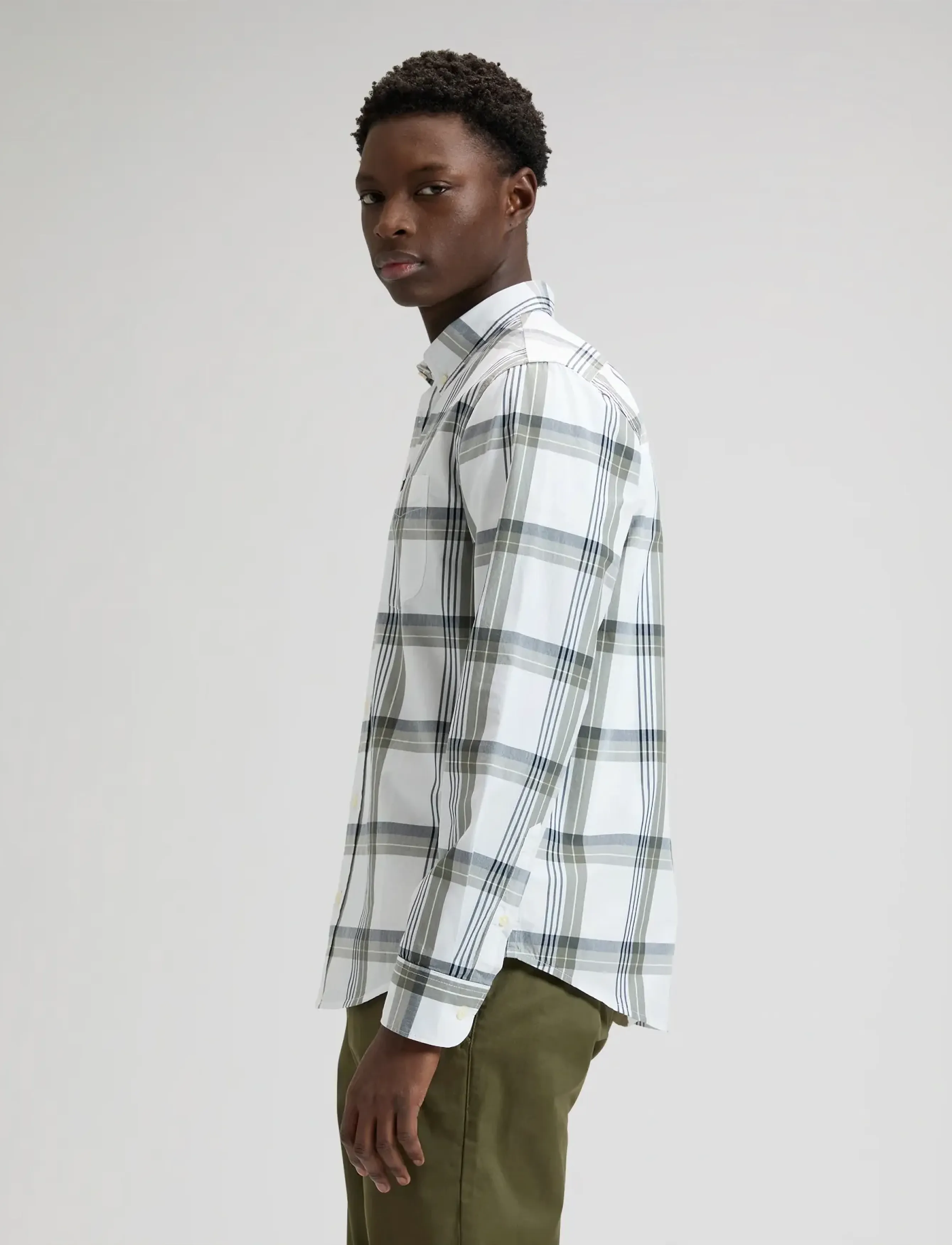 Lee Jeans - LEE BUTTON DOWN - koszule casual - lichen navy plaid - 4