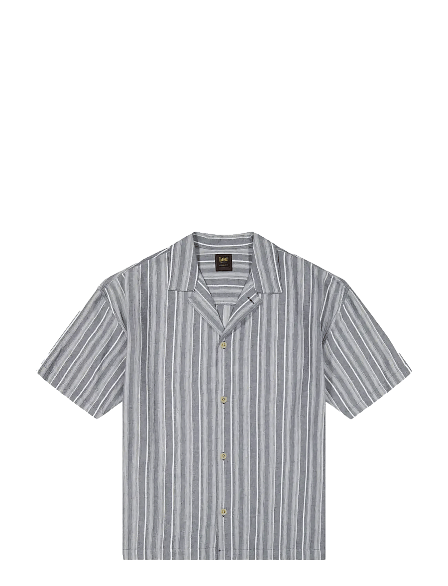 Lee Jeans - CLEAN RESORT SHIRT - jeansskjortor - mood indigo natural str - 1