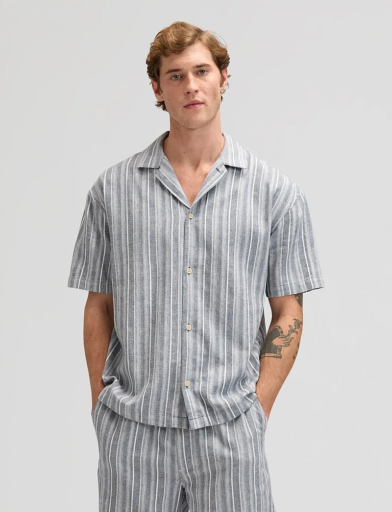Lee Jeans - CLEAN RESORT SHIRT - denimskjorter - mood indigo natural str - 0