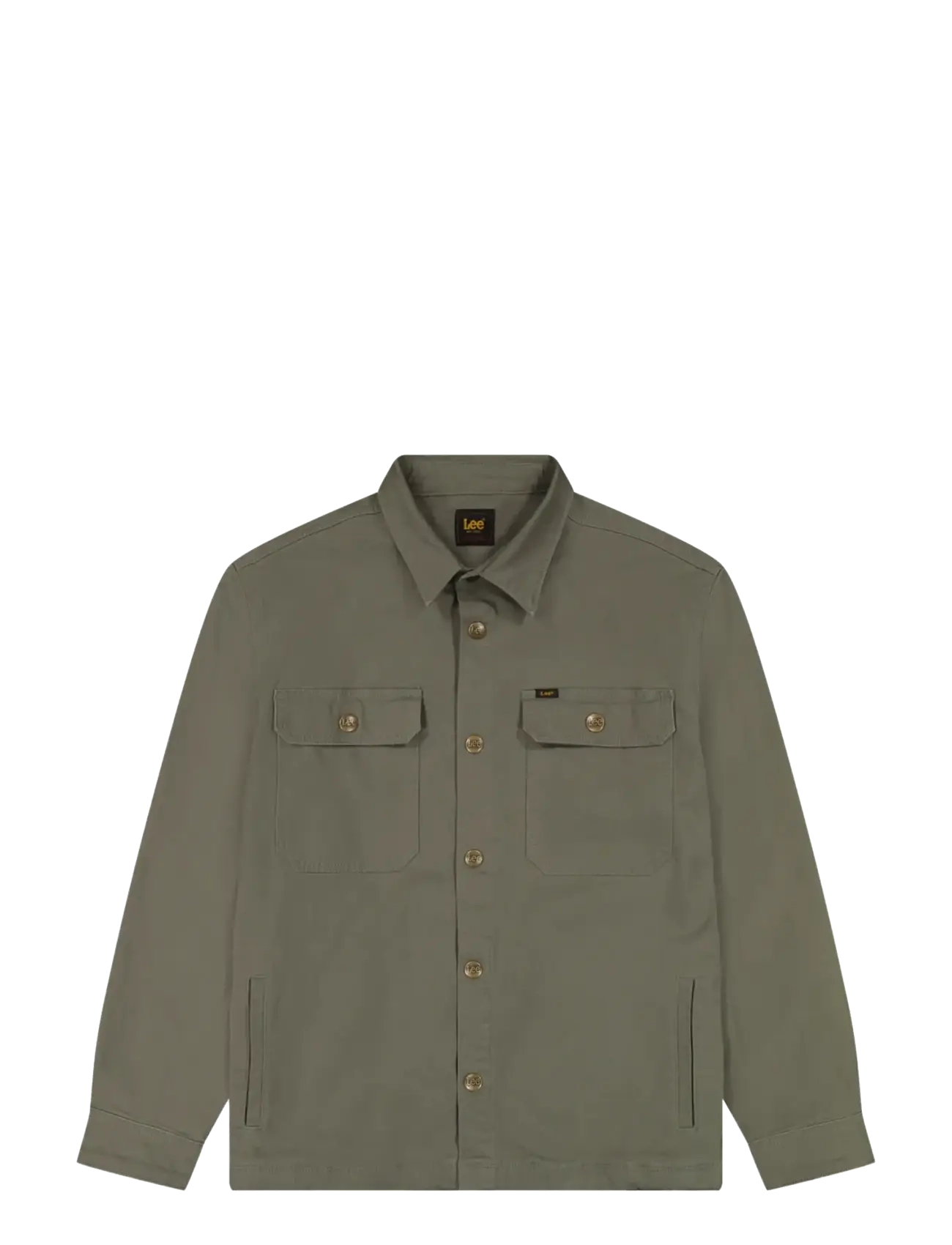 Lee Jeans 2 POCKET OVERSHIRT - Lee Jeans - LICHEN OLIVE / khaki/green