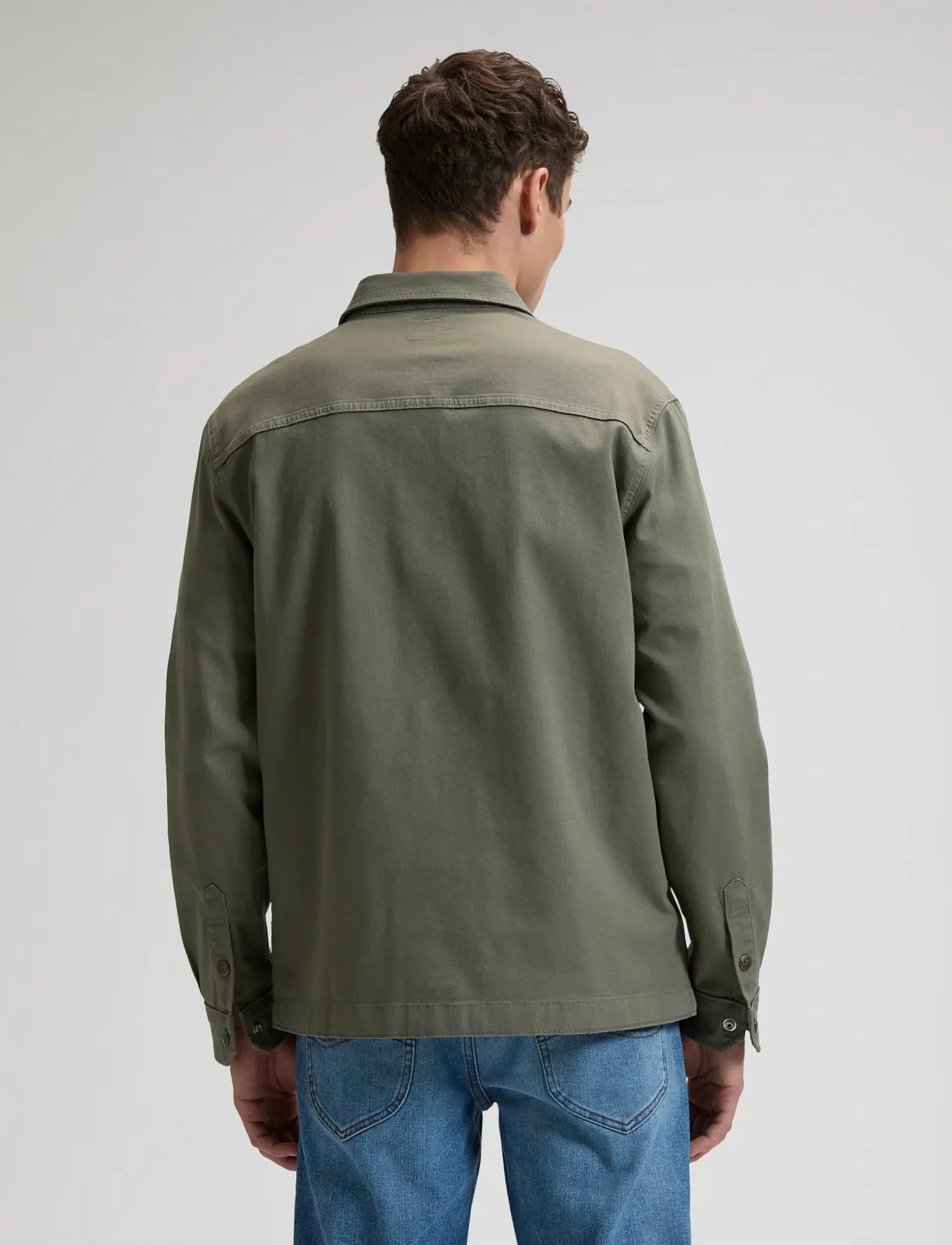 Lee Jeans - 2 POCKET OVERSHIRT - overshirts - lichen olive - 2