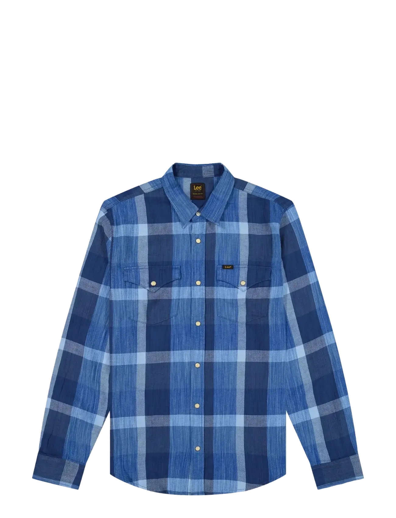 Lee Jeans CLEAN WESTERN SHIRT - Skjorter - INDIGO PLAID / blue