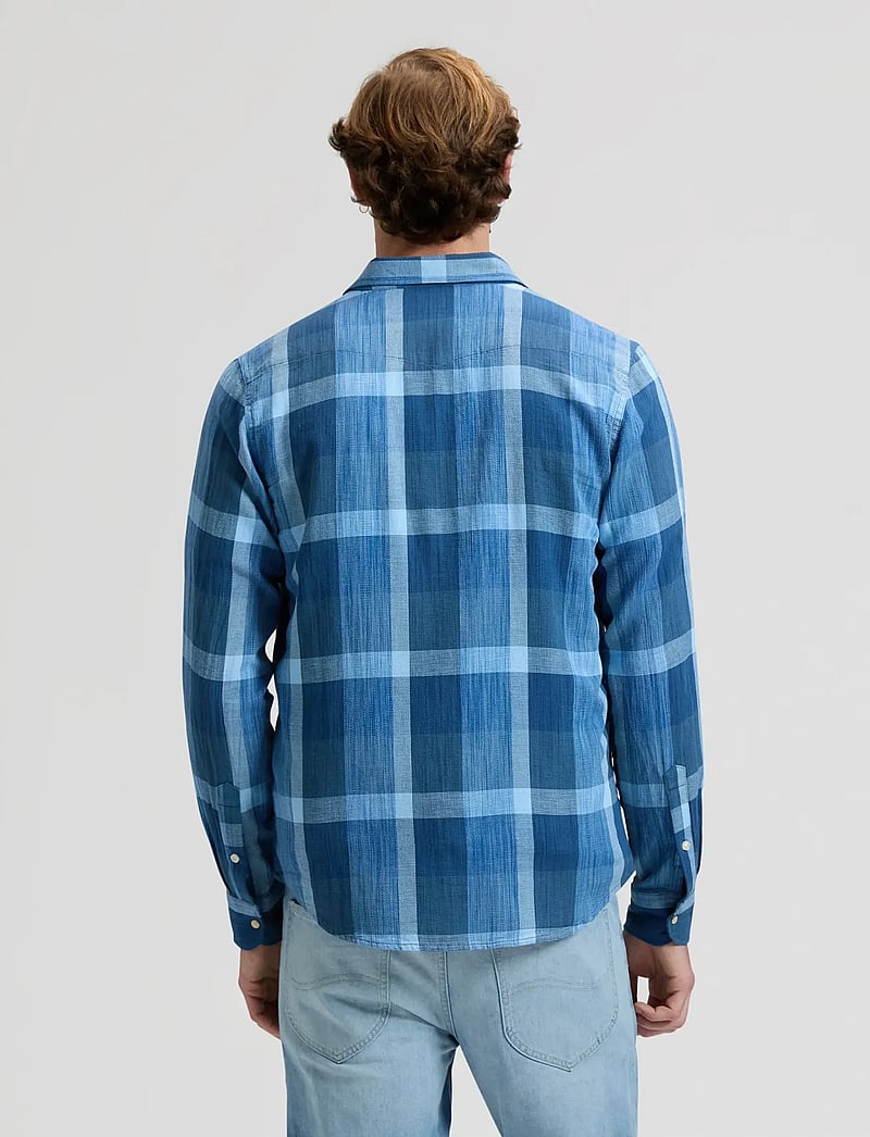 Lee Jeans - CLEAN WESTERN SHIRT - karierte hemden - indigo plaid - 2