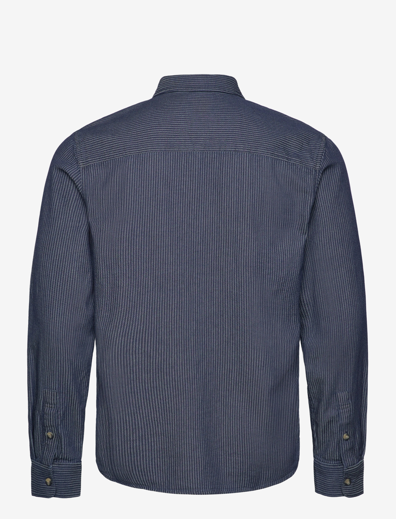 Lee Jeans - LEESURE SHIRT - gestreifte hemden - indigo railroad texture - 2