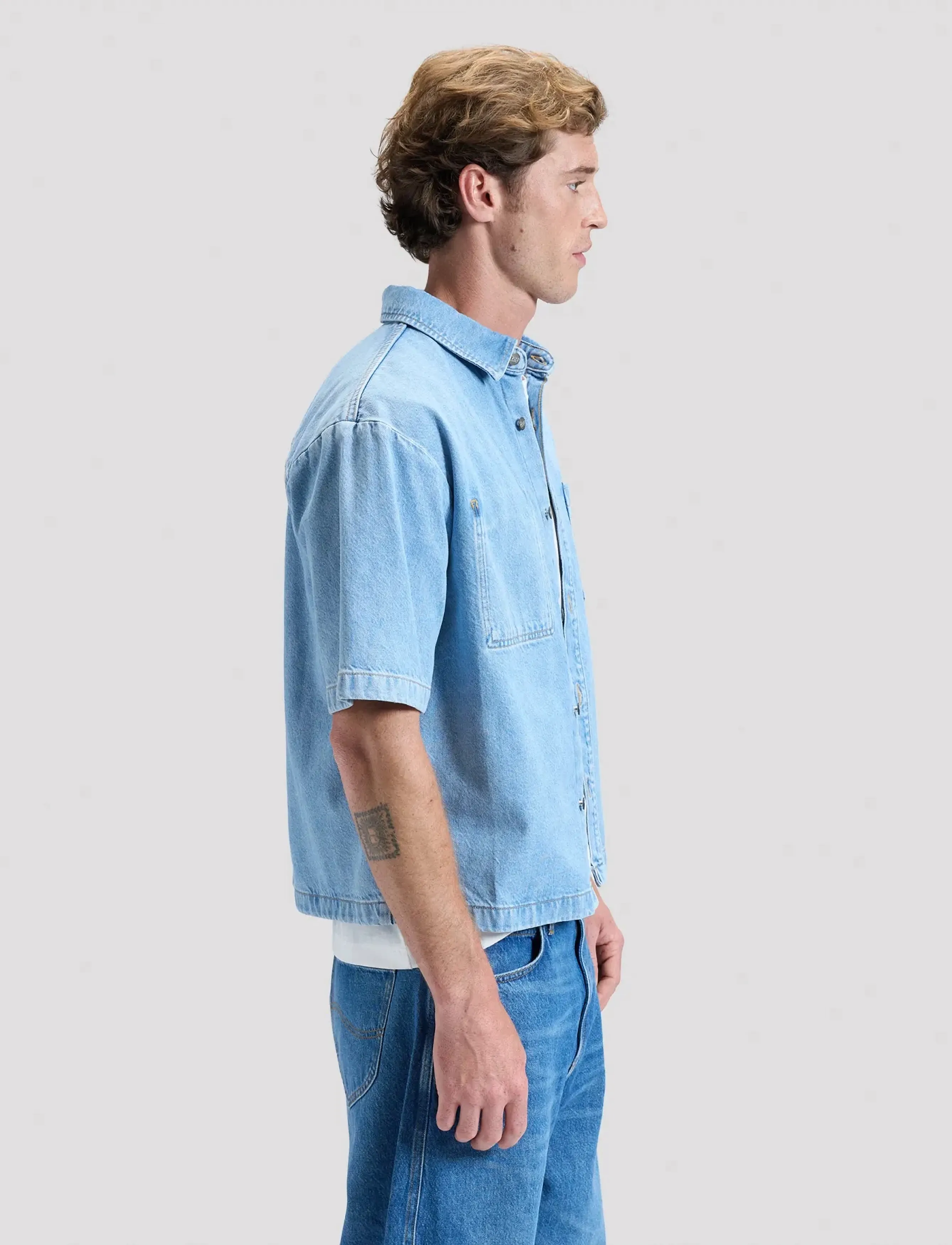 Lee Jeans - SS WORKWEAR SHIRT - kortærmede skjorter - just me - 4