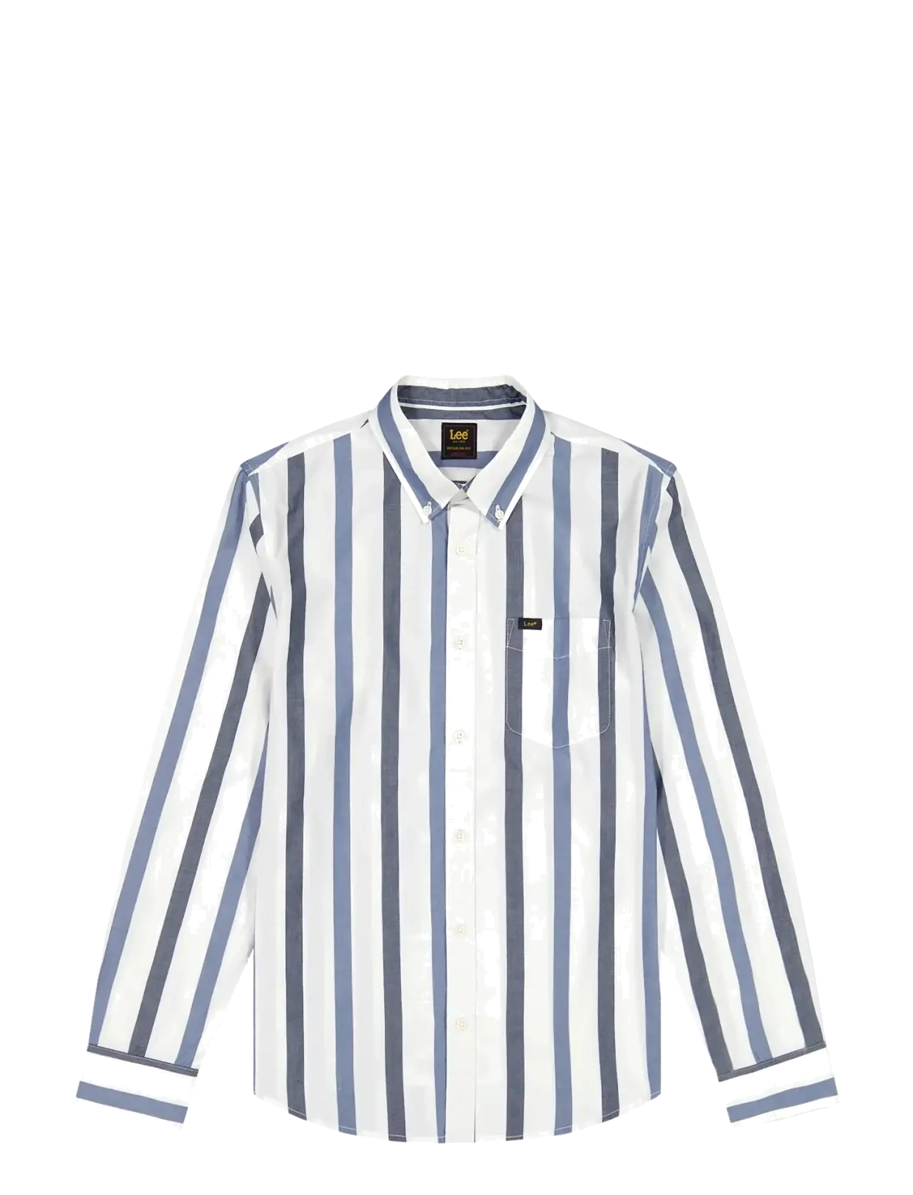 Lee Jeans LEE BUTTON DOWN - Skjorter - TONAL RIVET NAVY STRIPE / blue