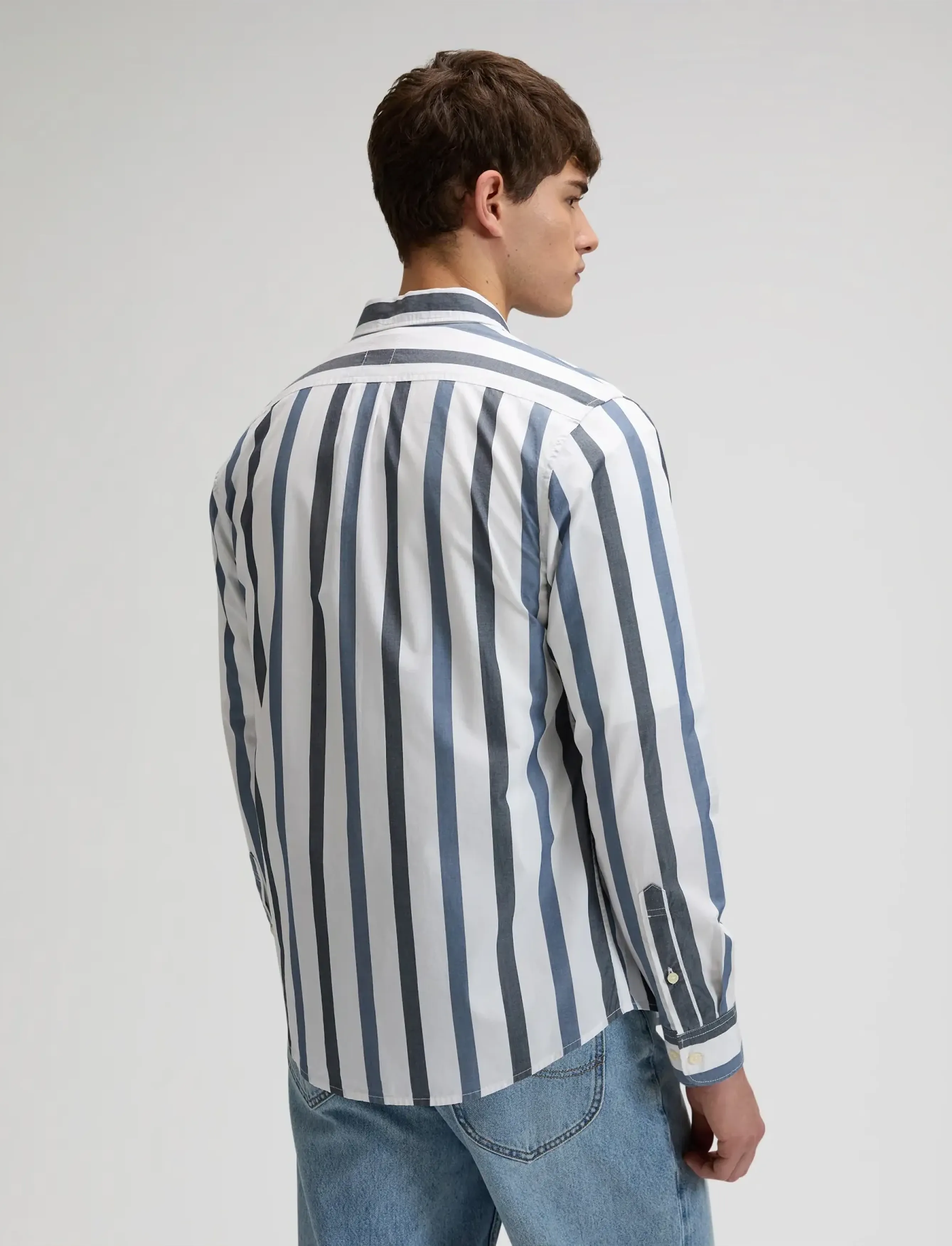 Lee Jeans - LEE BUTTON DOWN - casual skjorter - tonal rivet navy stripe - 2