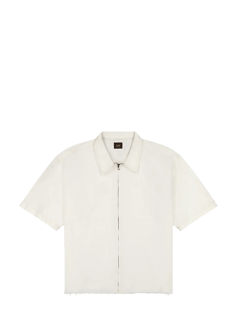 Lee Jeans - DENIM SHIRT WITH ZIPPER - overshirts - white - 1