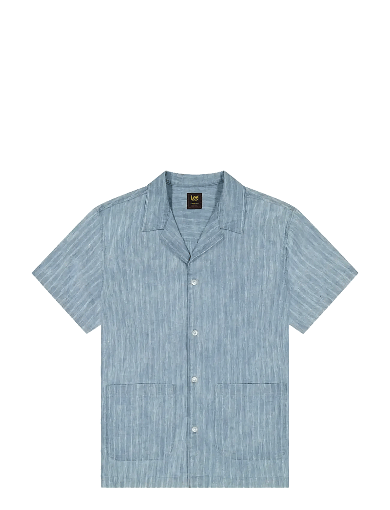 Lee Jeans - NOVELTY RESORT SHIRT - denimskjorter - mid wash - 1