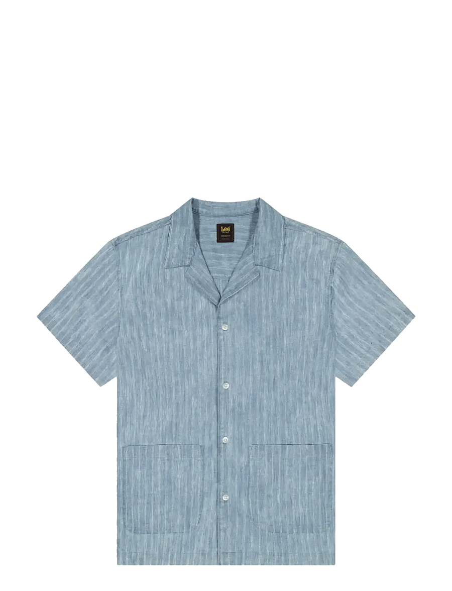 Lee Jeans - NOVELTY RESORT SHIRT - jeansskjorter - mid wash - 1
