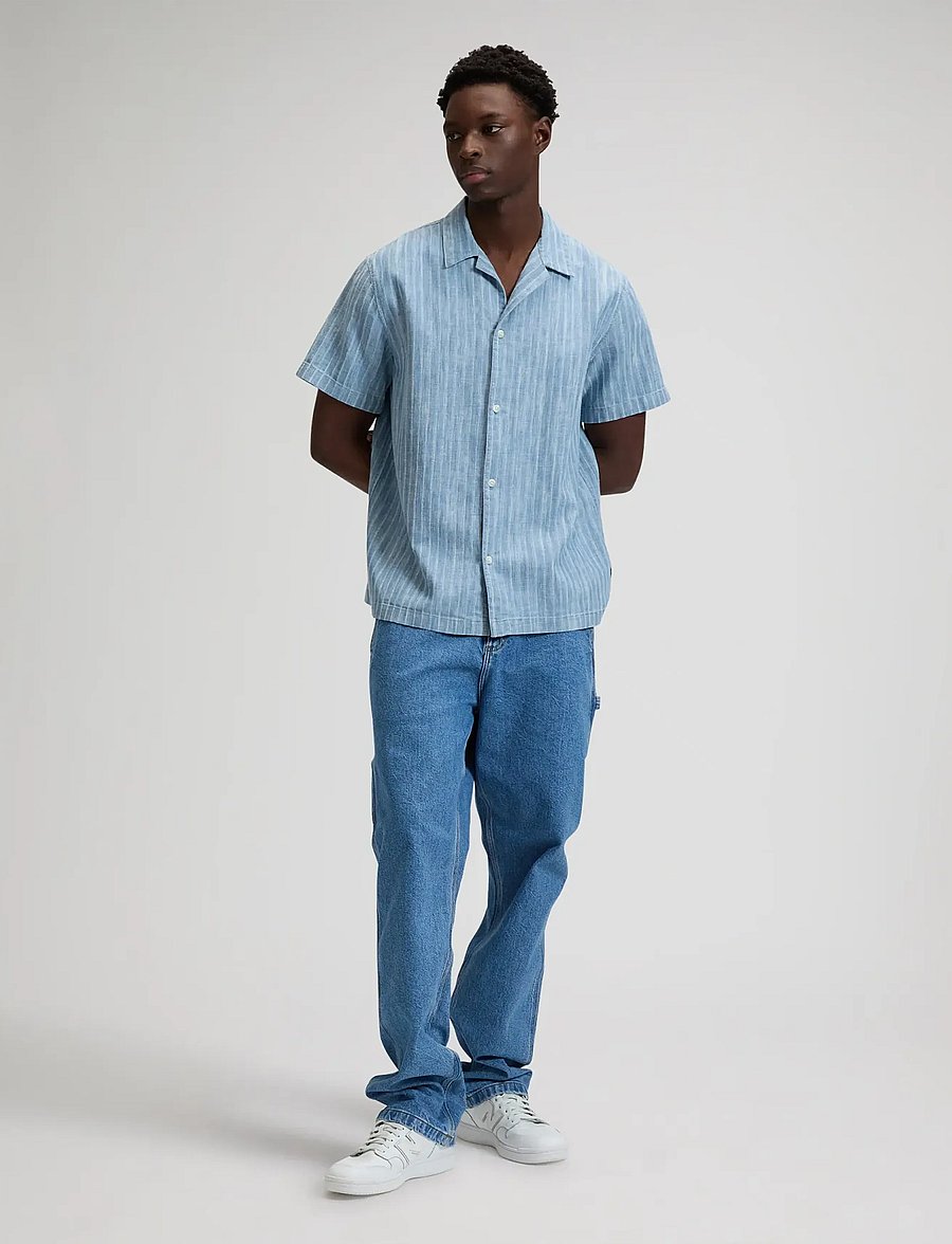 Lee Jeans - NOVELTY RESORT SHIRT - jeansskjorter - mid wash - 3