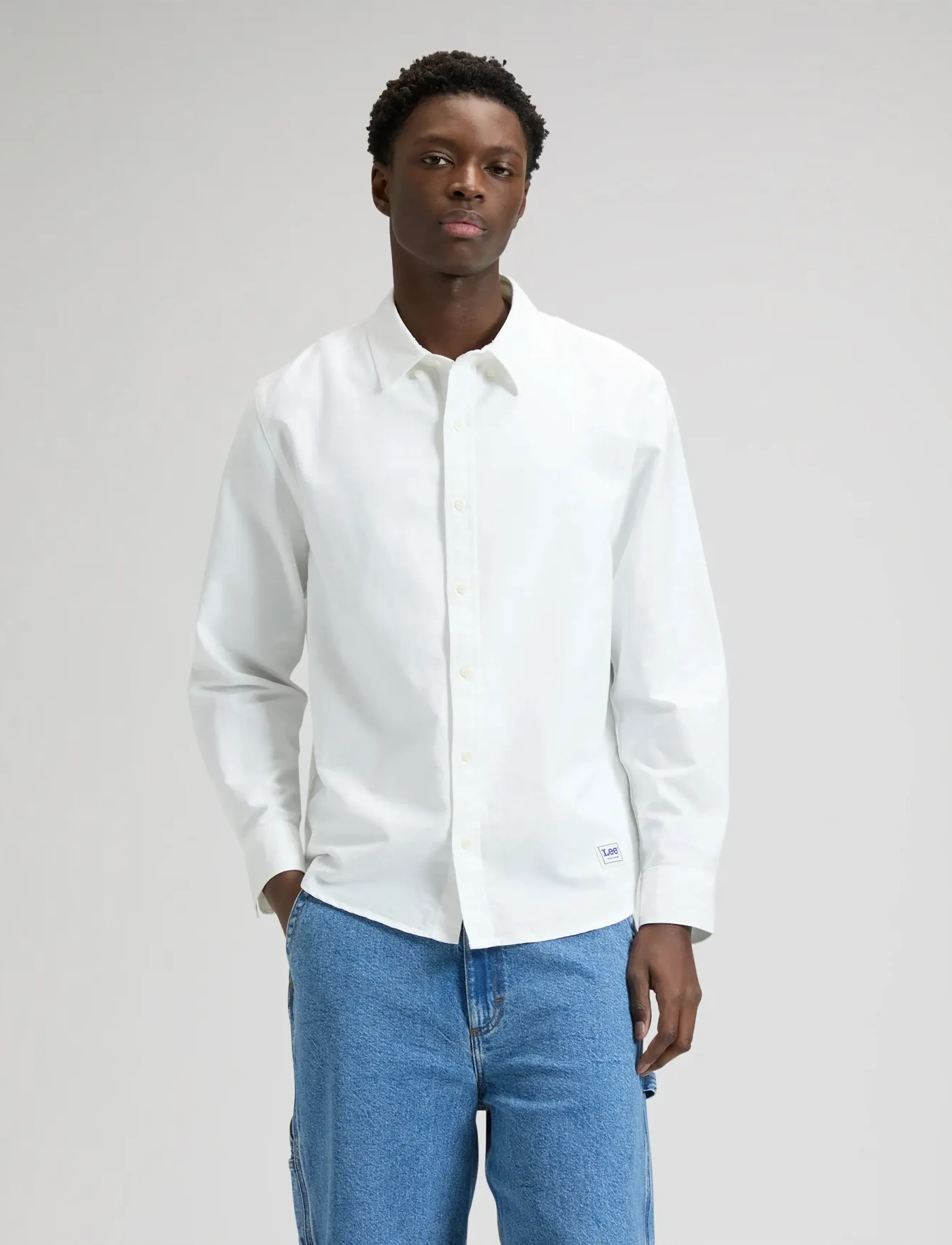 Lee Jeans WORKWEAR BUTTON DOWN - Nyheter - BRIGHT WHITE / white