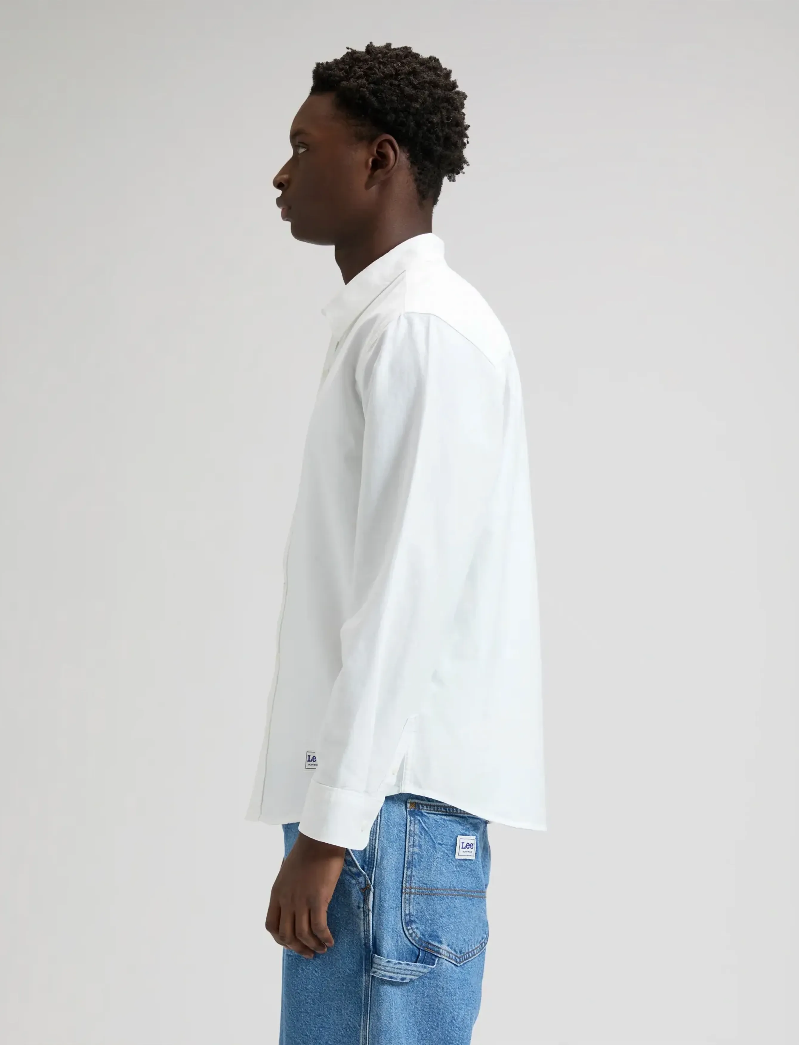 Lee Jeans - WORKWEAR BUTTON DOWN - casual skjorter - bright white - 4