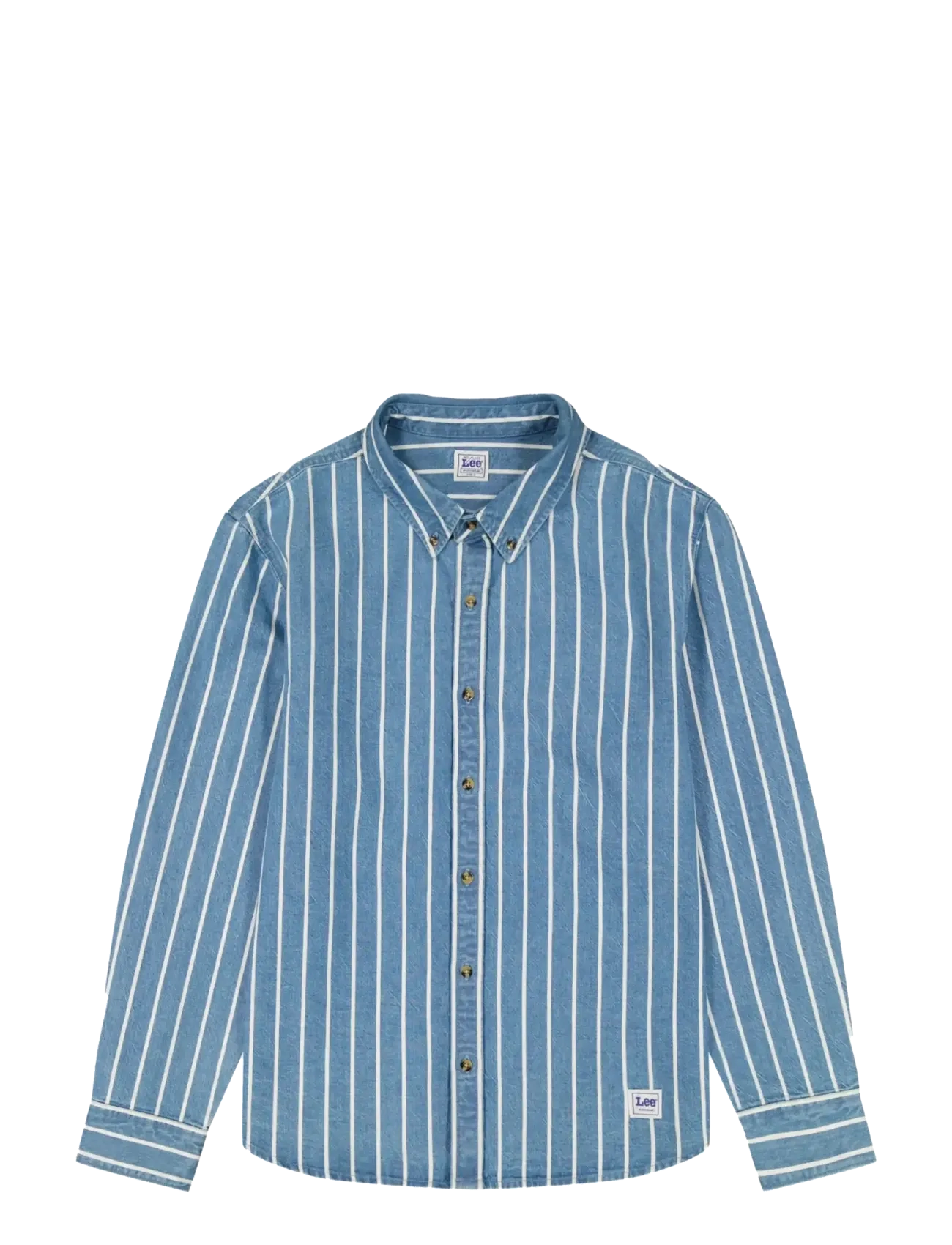 Lee Jeans WORKWEAR BUTTON DOWN - Nieuwe Mode - DENIM STRIPE / blue