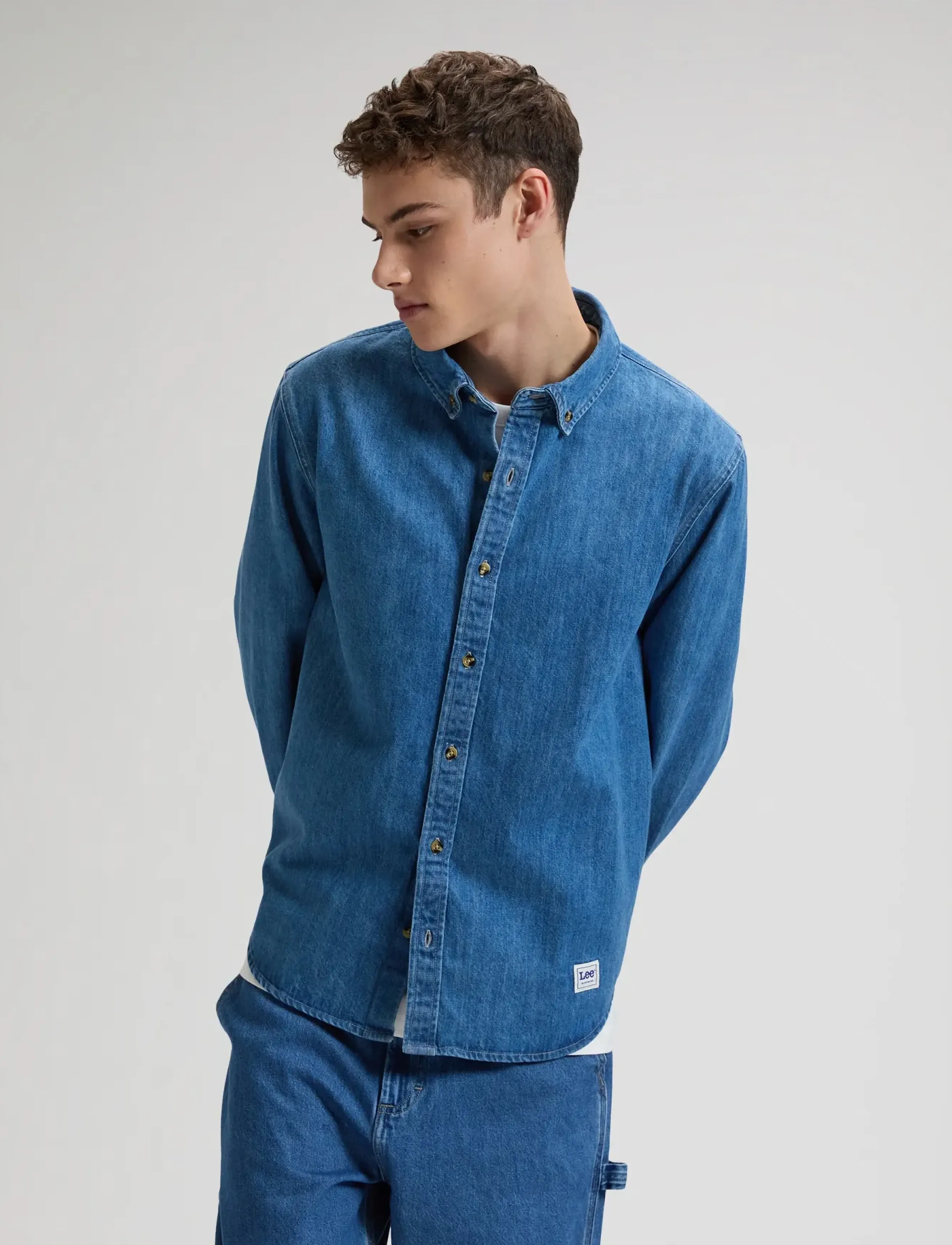 Lee Jeans WORKWEAR BUTTON DOWN - Hemden - EDGAR / blue