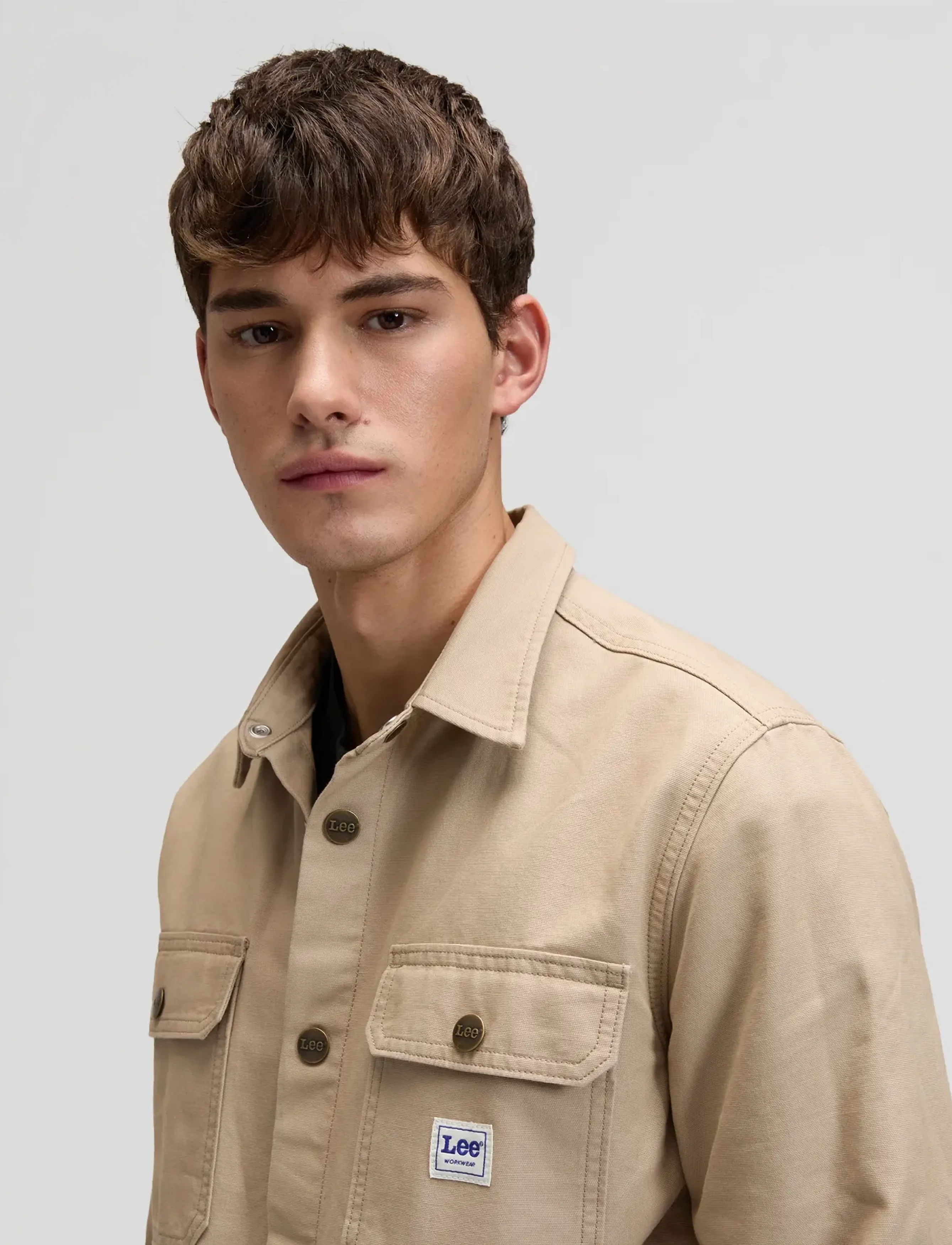 Lee Jeans - WORKWEAR OVERSHIRT - wiosenne kurtki - perfect khaki - 5