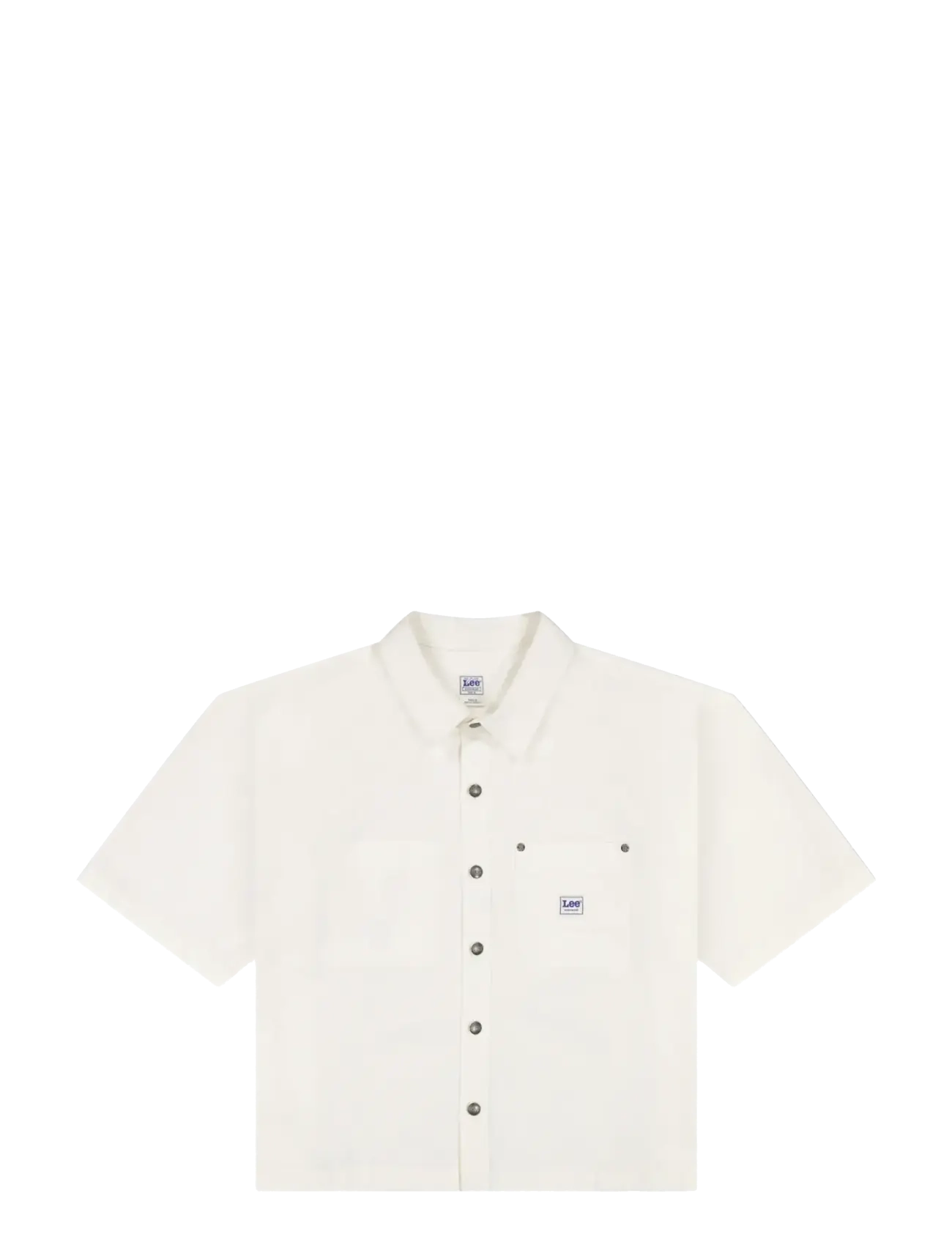 Lee Jeans SS WORKWEAR SHIRT - Kortærmede skjorter - BRIGHT WHITE / cream
