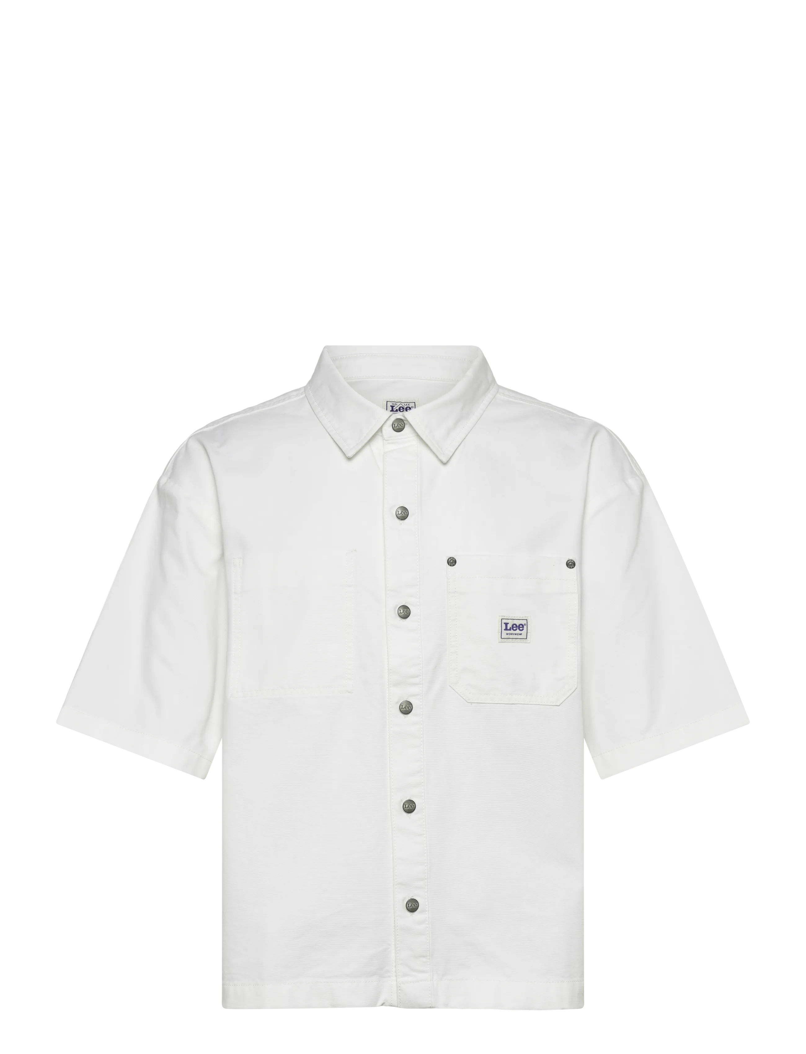 Lee Jeans SS WORKWEAR SHIRT - Skjorter - BRIGHT WHITE / cream