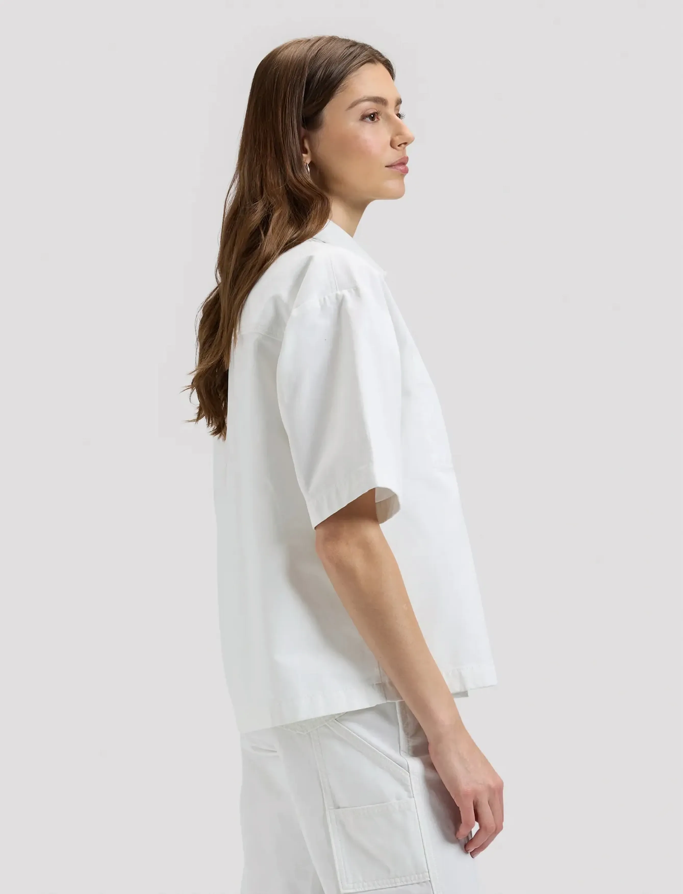 Lee Jeans - SS WORKWEAR SHIRT - kortærmede skjorter - bright white - 5