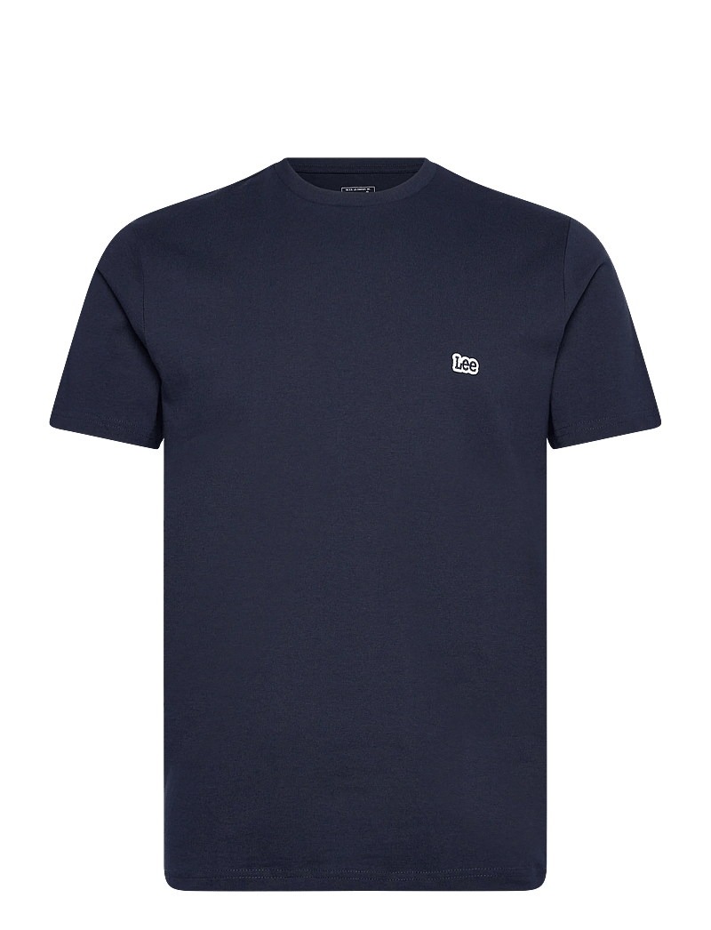 Lee Jeans - SS PATCH LOGO TEE - kortærmede t-shirts - navy - 1
