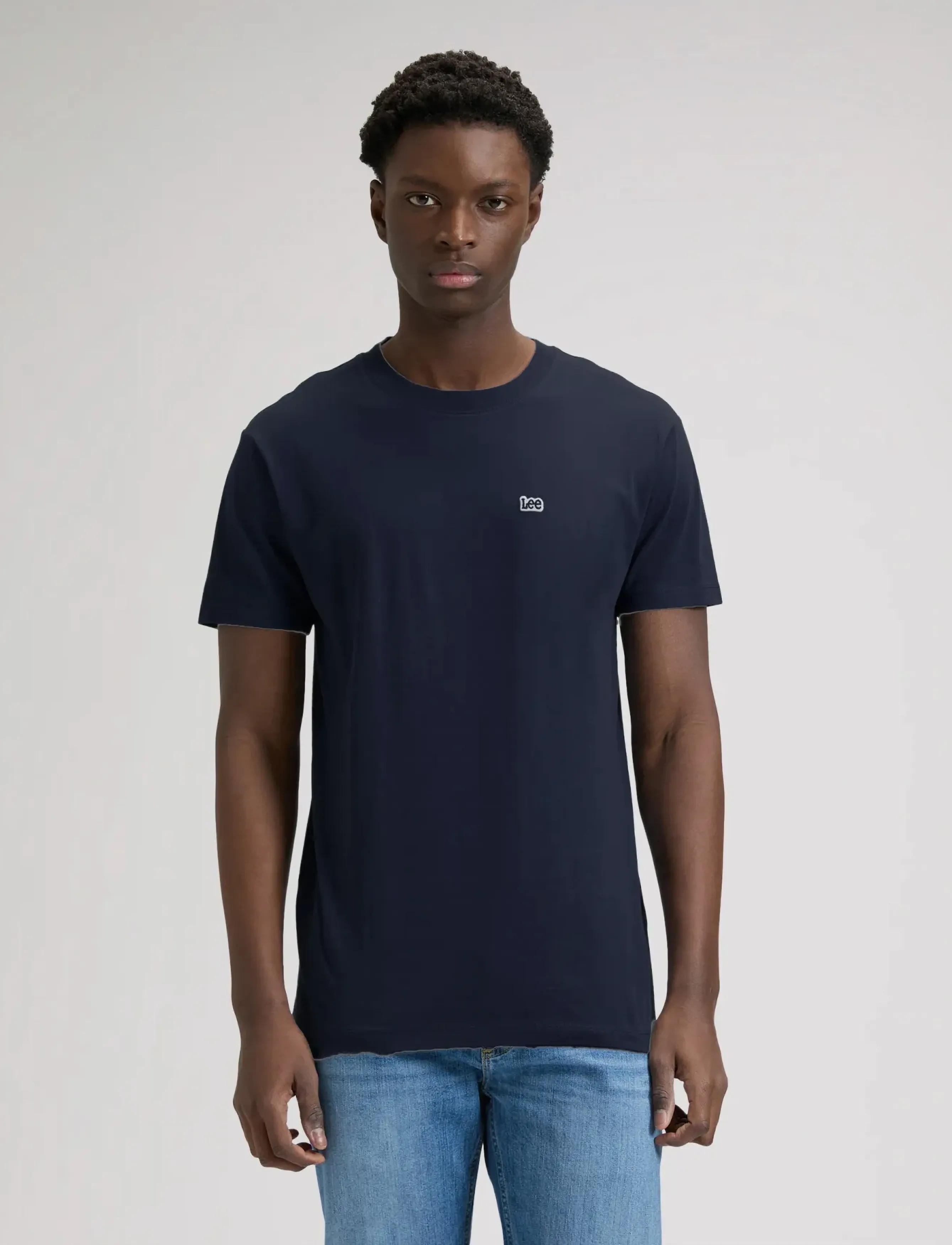 Lee Jeans SS PATCH LOGO TEE - T-shirts - NAVY / navy