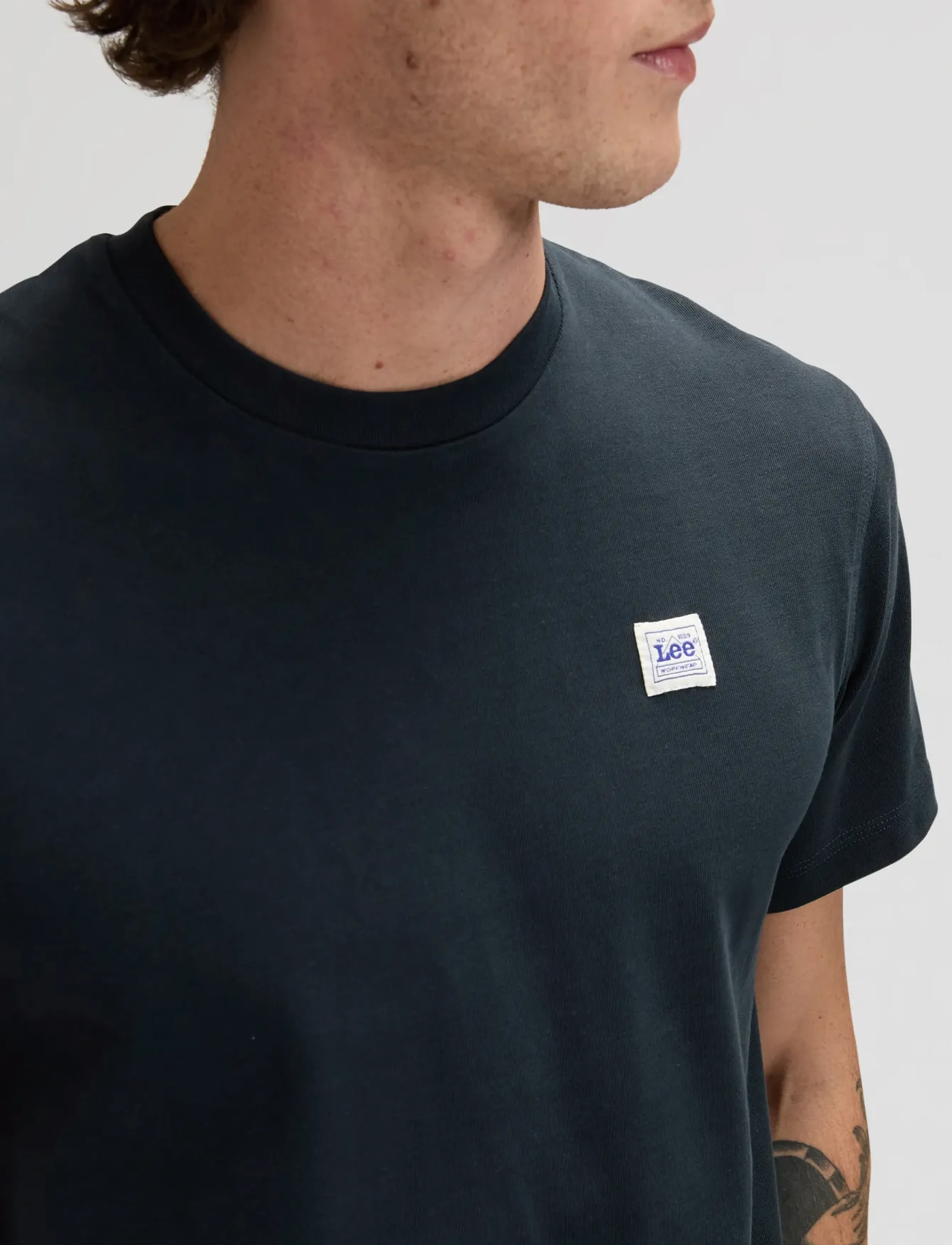 Lee Jeans - WORKWEAR TEE - födelsedagspresenter - rebel navy - 5